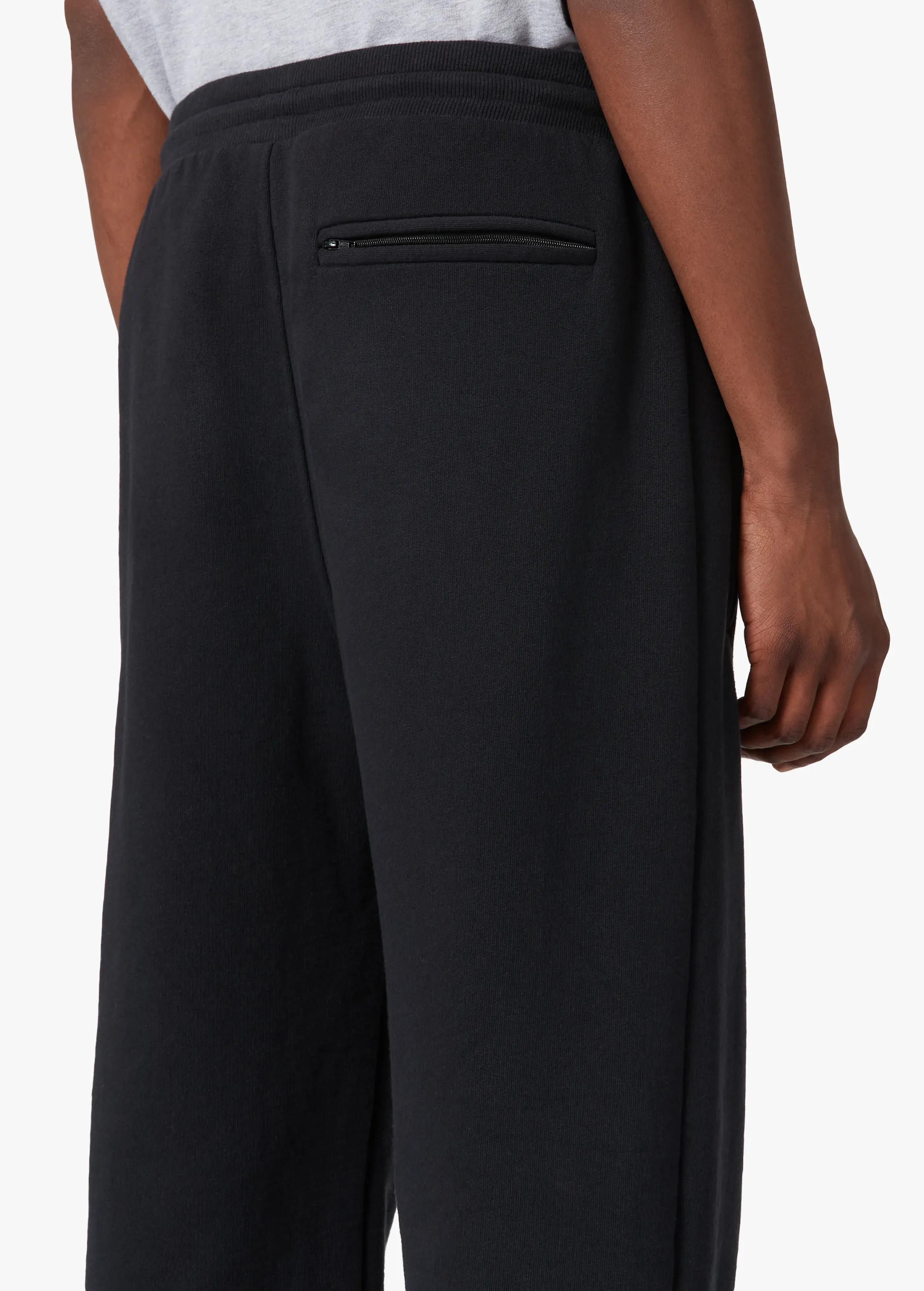 BLACK LOGO SWEATPANTS