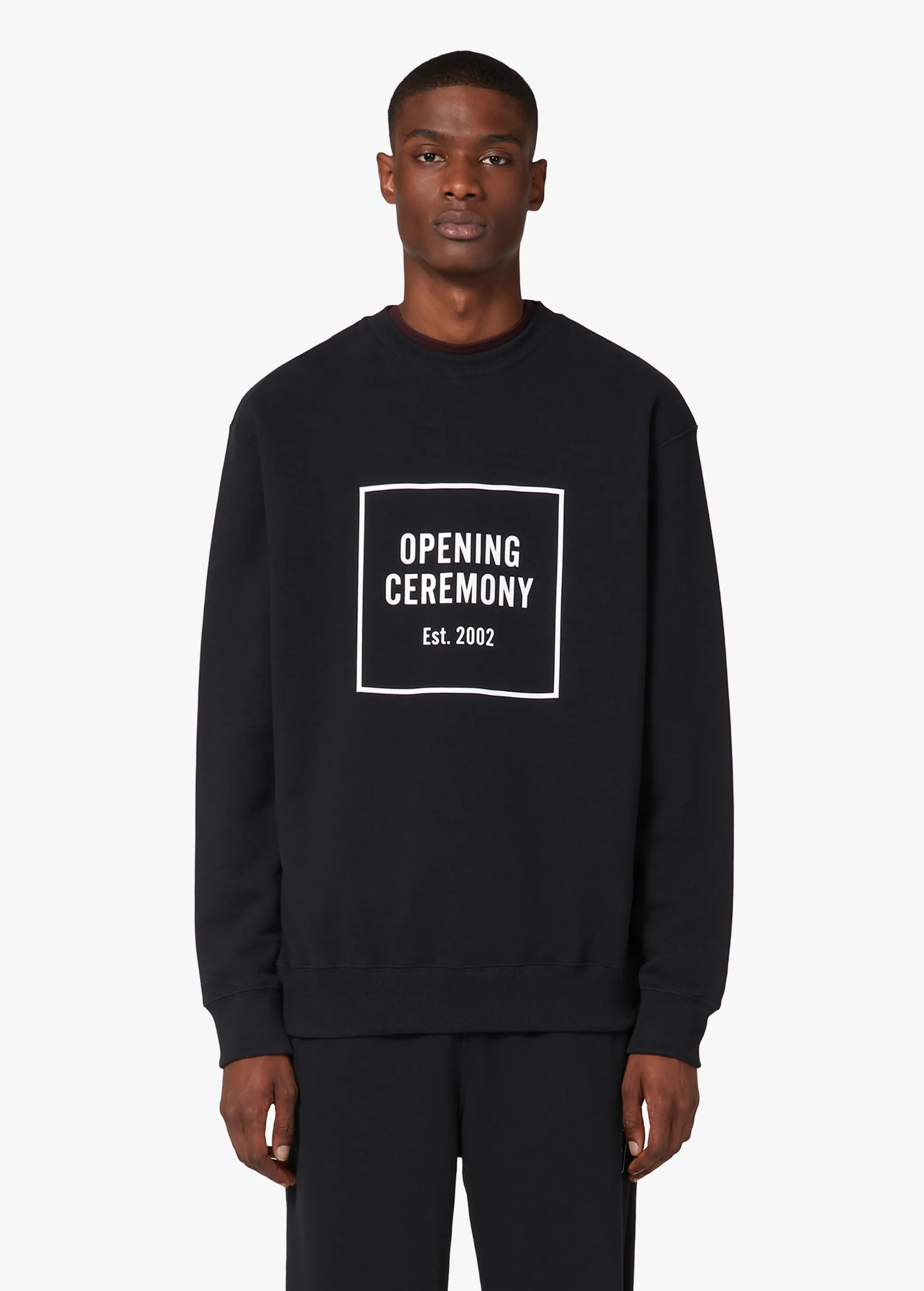 BLACK LOGO SWEATSHIRT