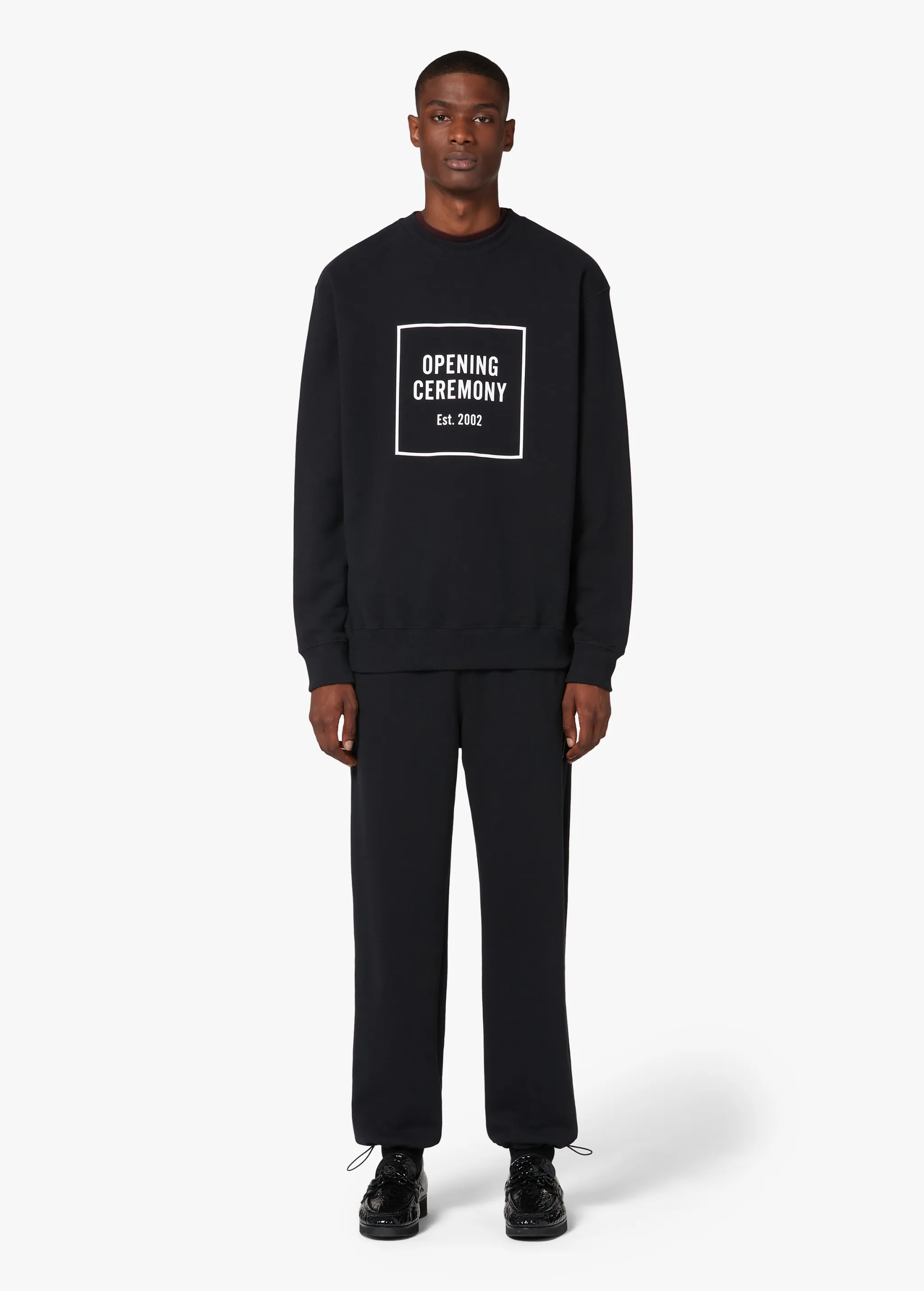BLACK LOGO SWEATSHIRT