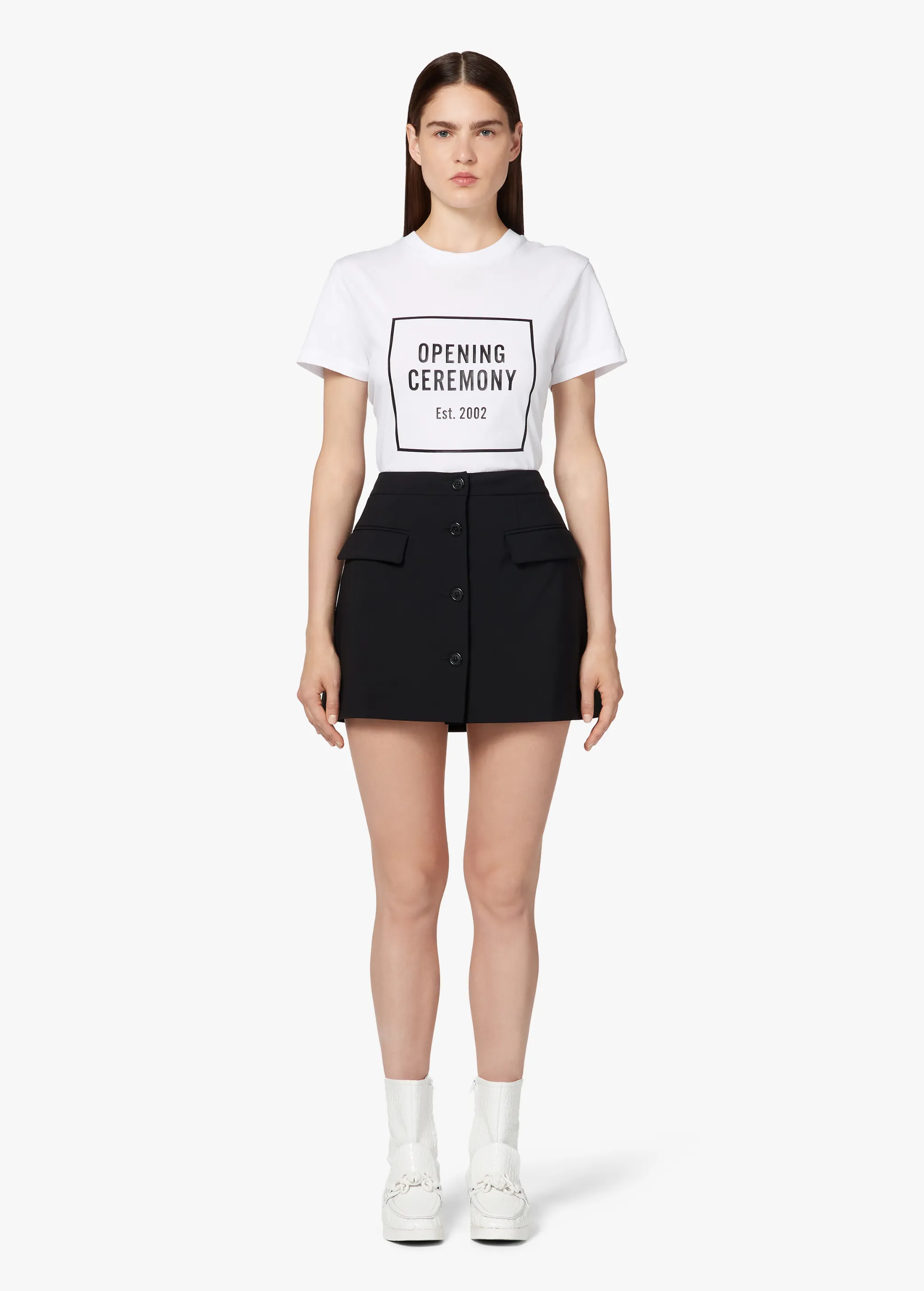BLACK MINI SKIRT