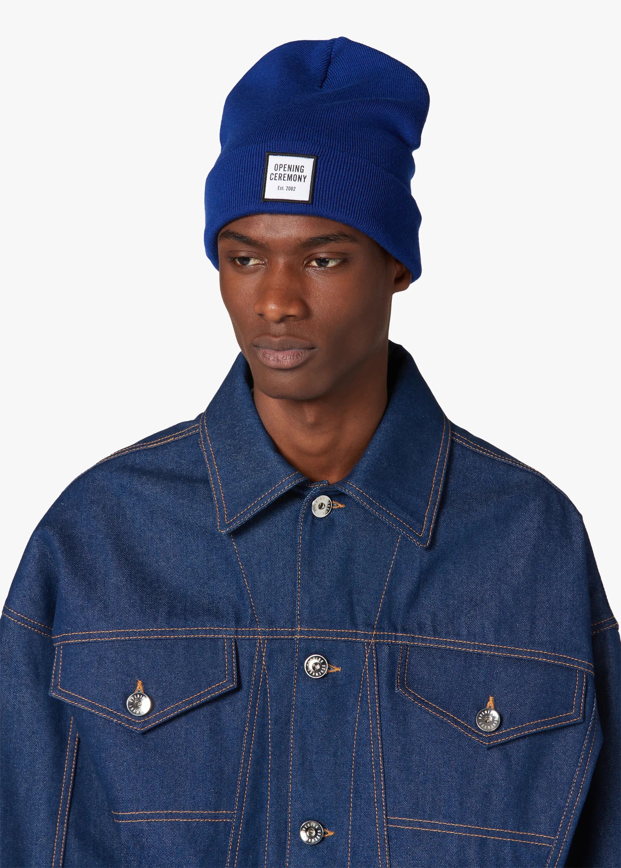 BLUE LOGO BEANIE