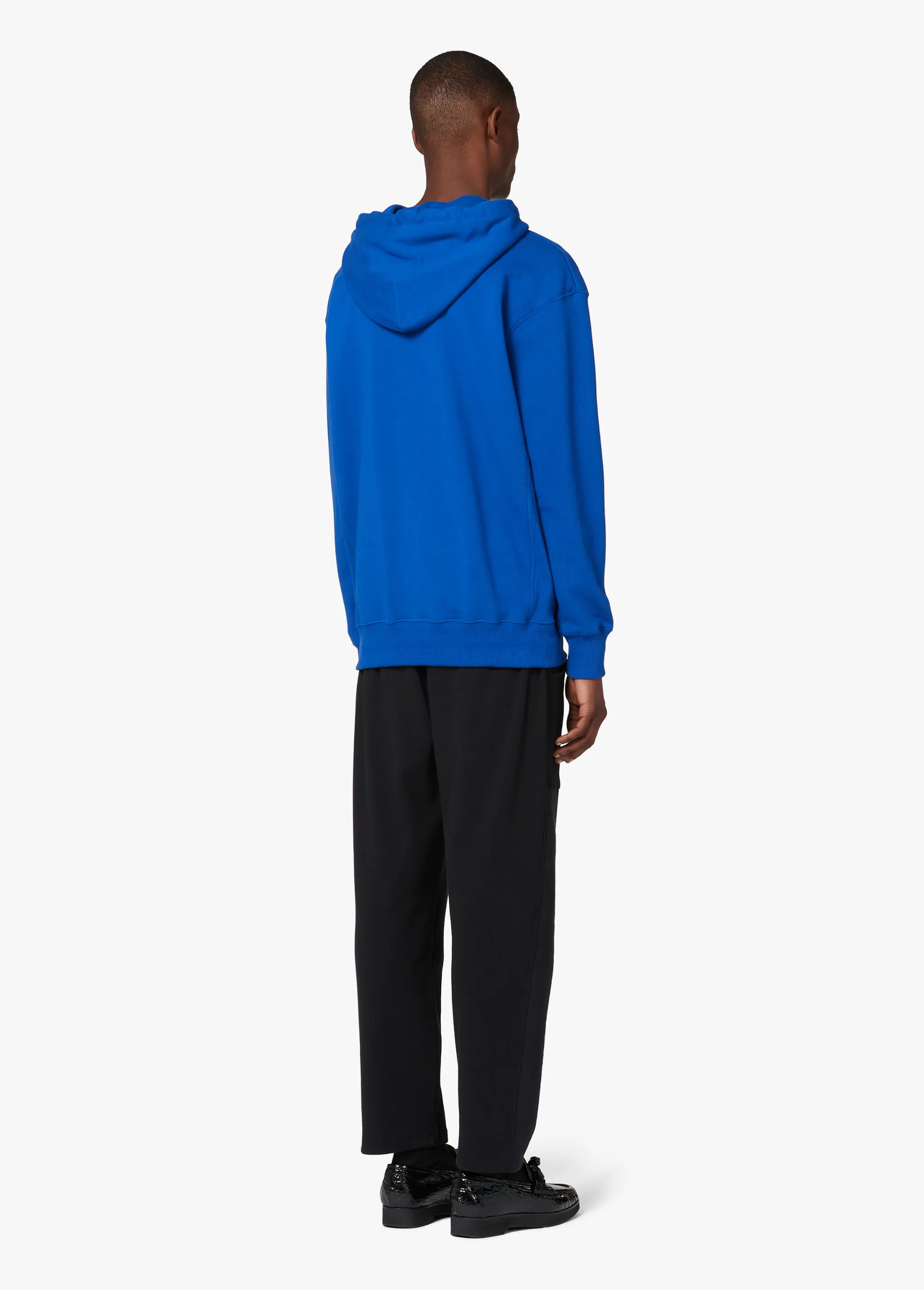 BLUE LOGO HOODIE