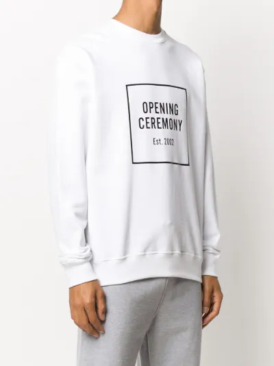 Opening ceremony shop logo sweatshirt