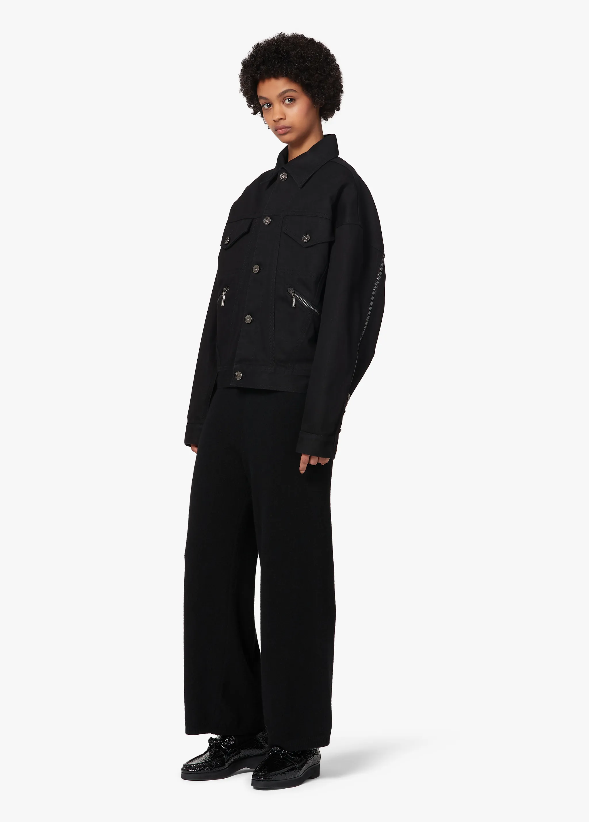 BOX LOGO DENIM JACKET