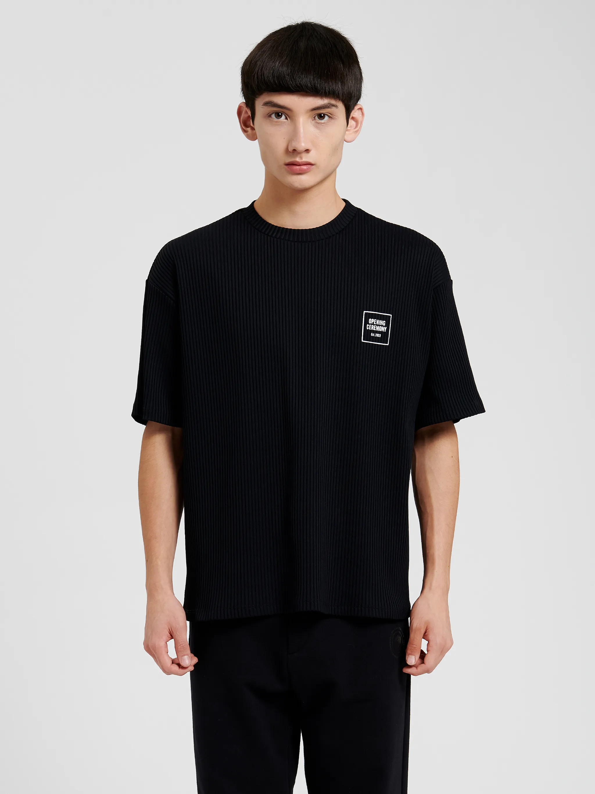 BOX LOGO S/S RIB T-SHIRT
