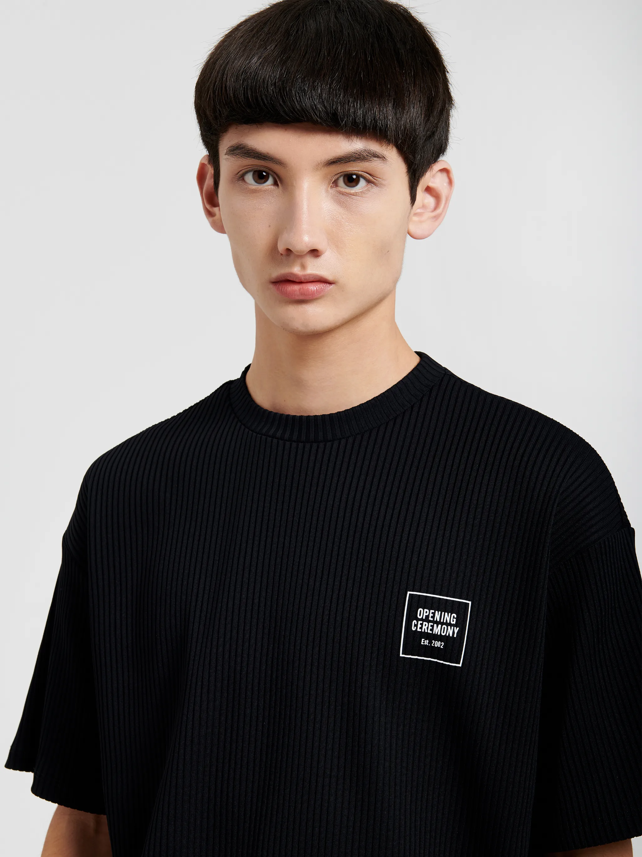 BOX LOGO S/S RIB T-SHIRT