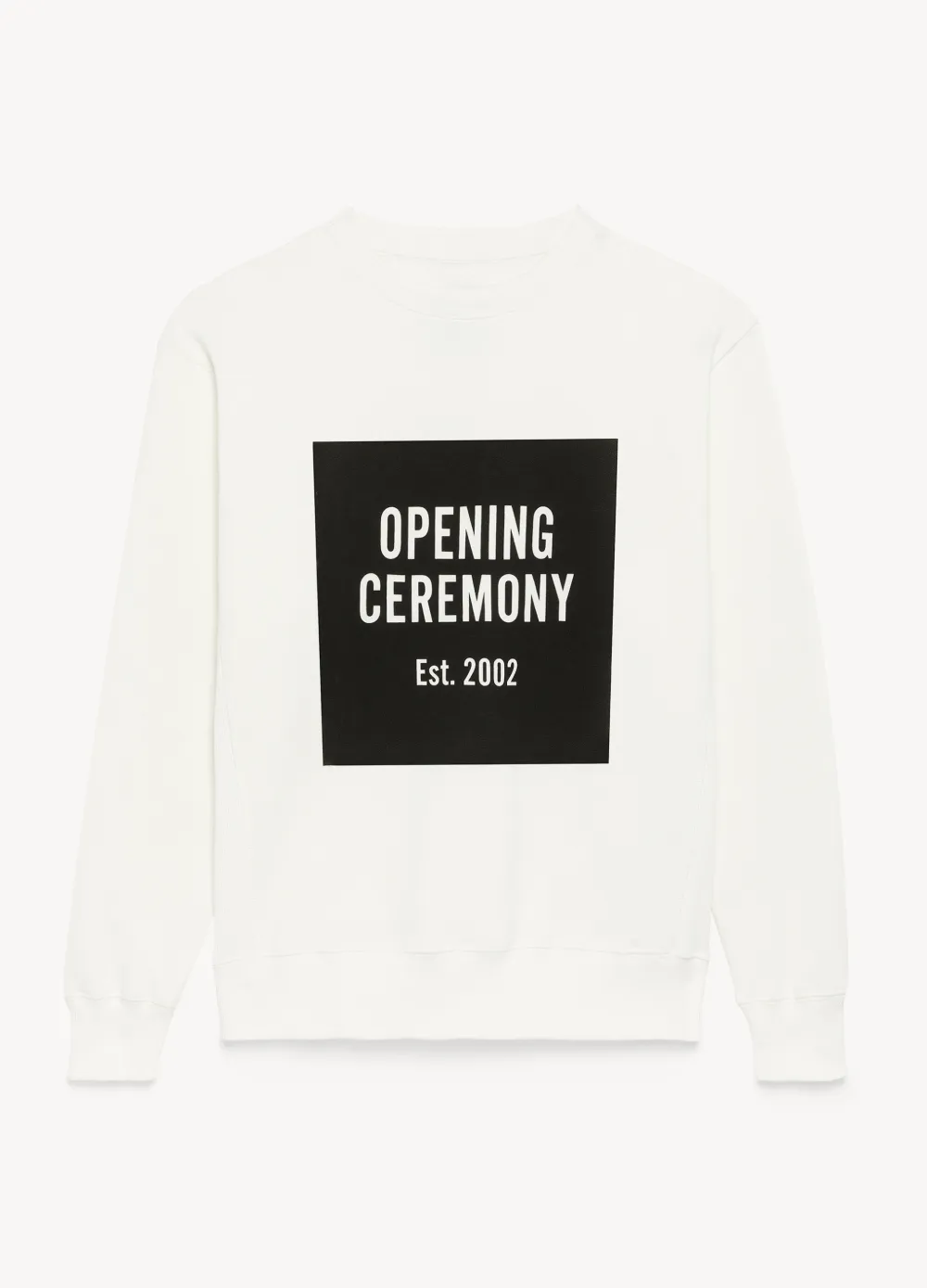 opening ceremony box logo moletom com capuz
