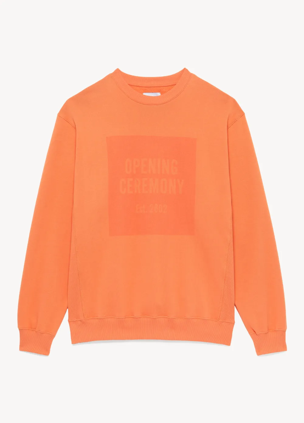 opening ceremony box logo moletom com capuz