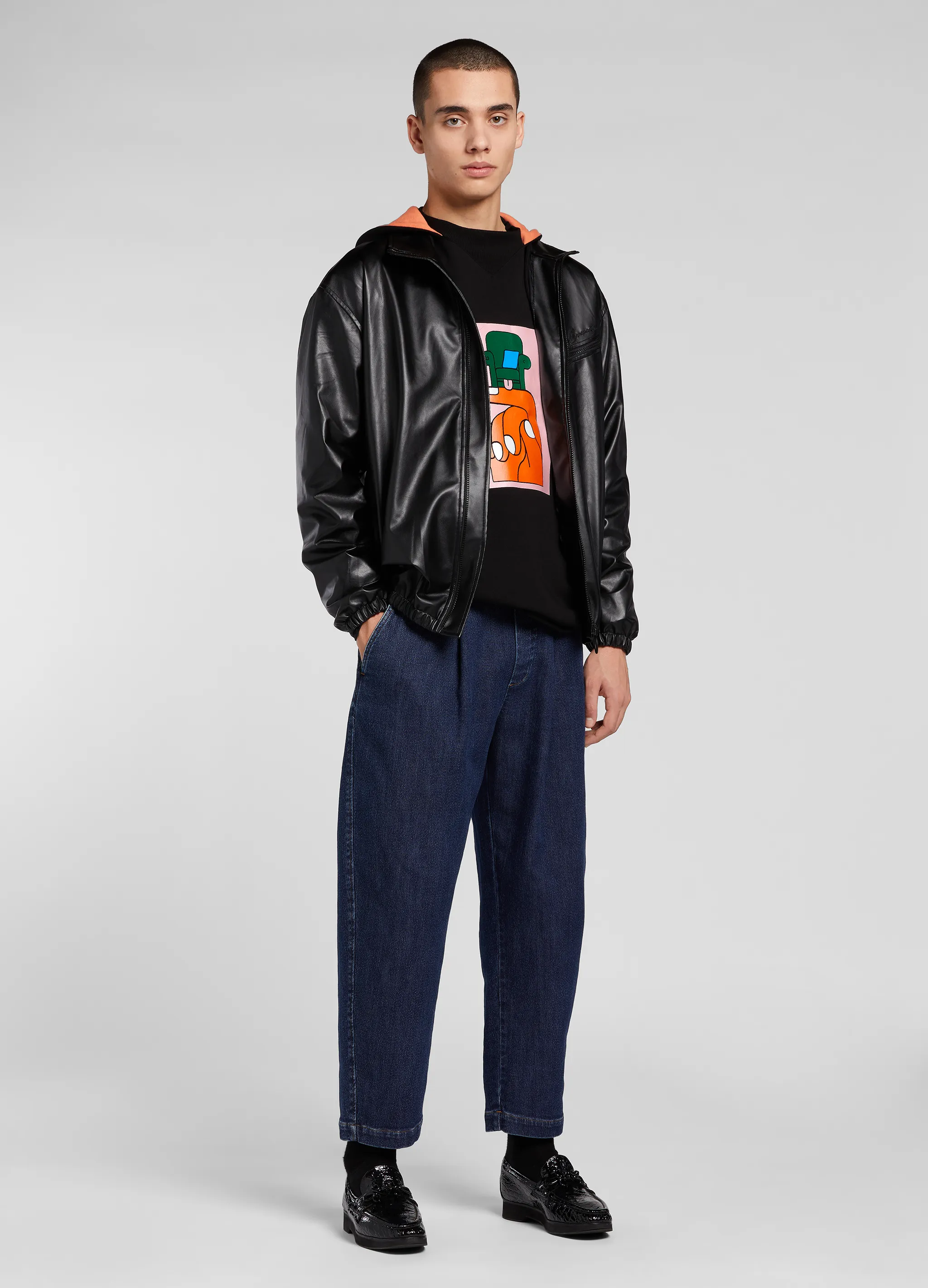 CHAIR LEG PRINT HOODIE