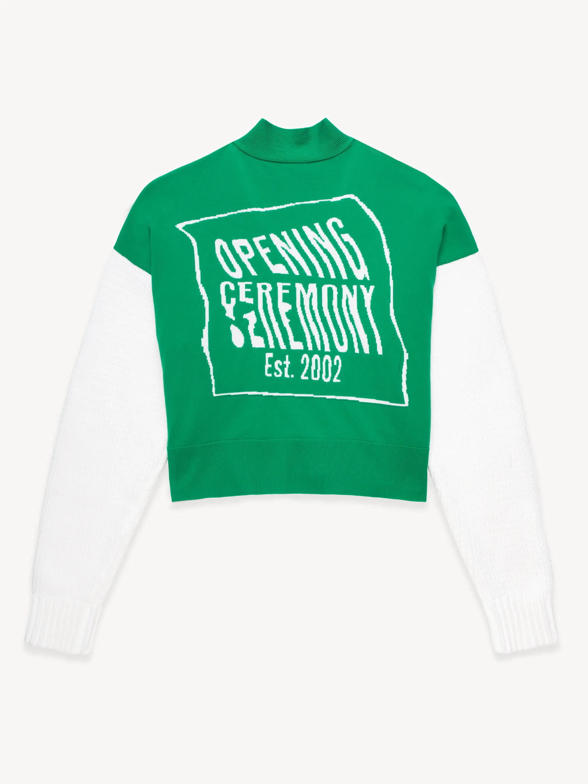 COMBO WARPED LOGO CARDIGAN