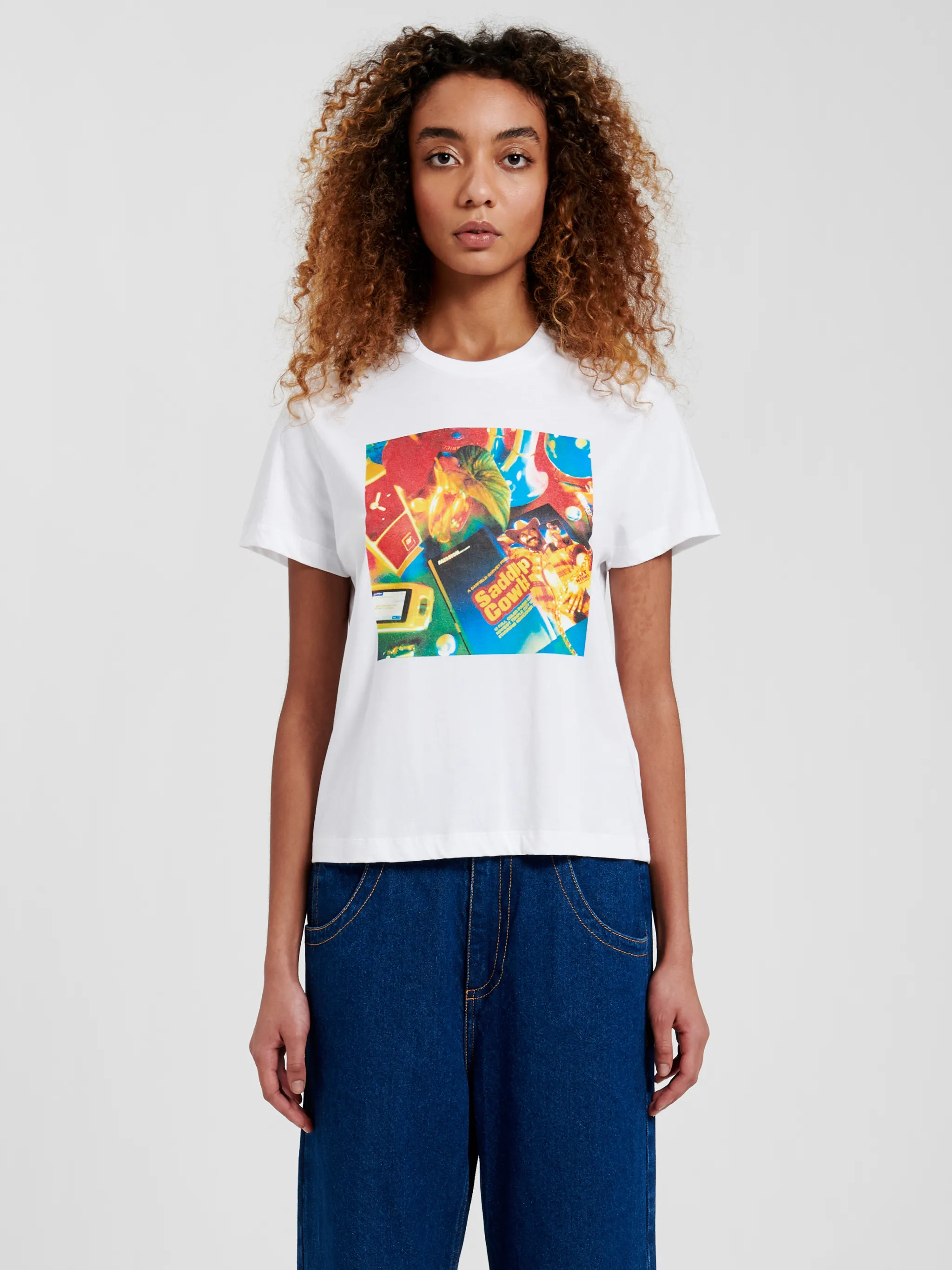 COWBOY PRINT S/S T-SHIRT