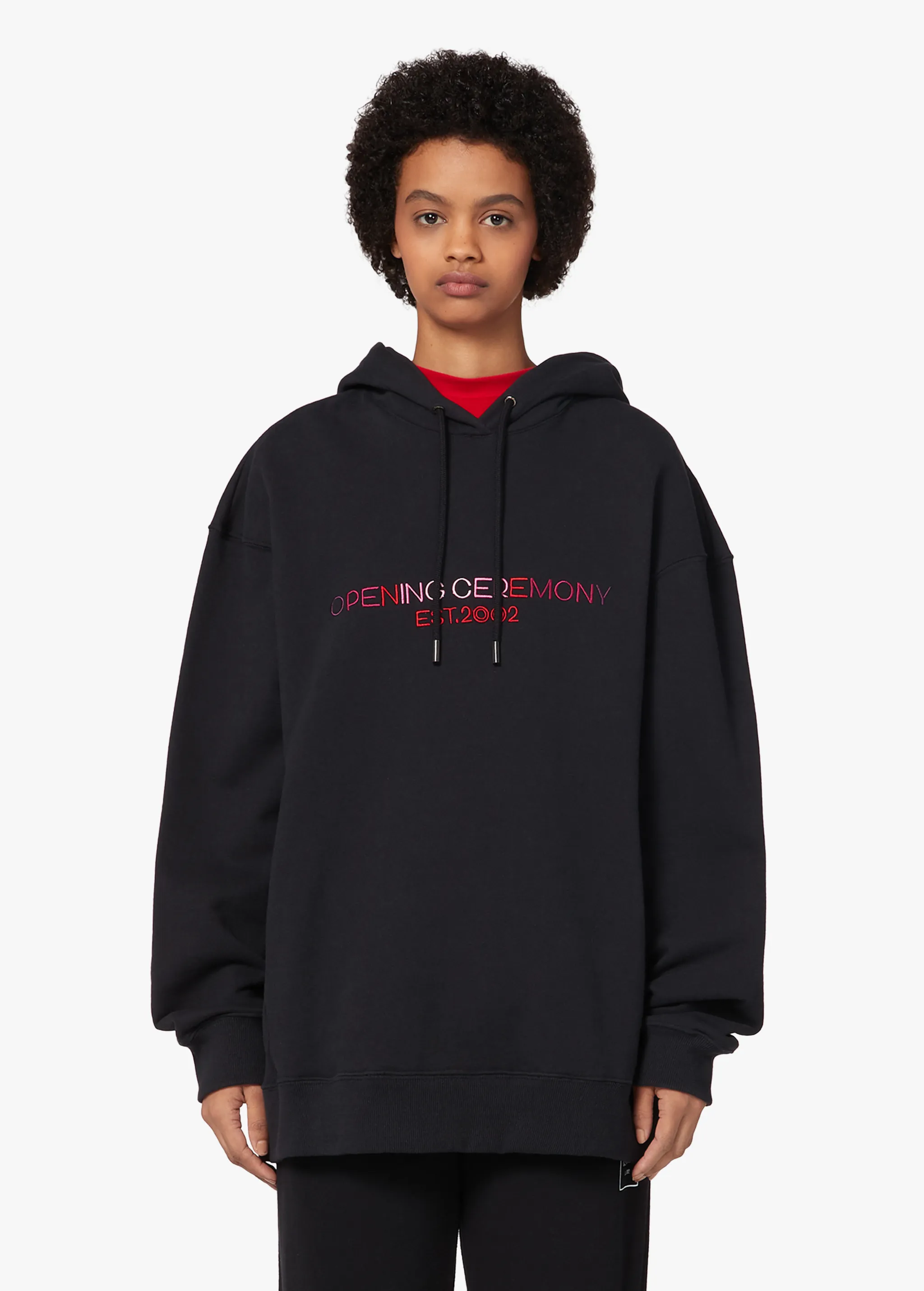 EMBROIDERED LOGO HOODIE