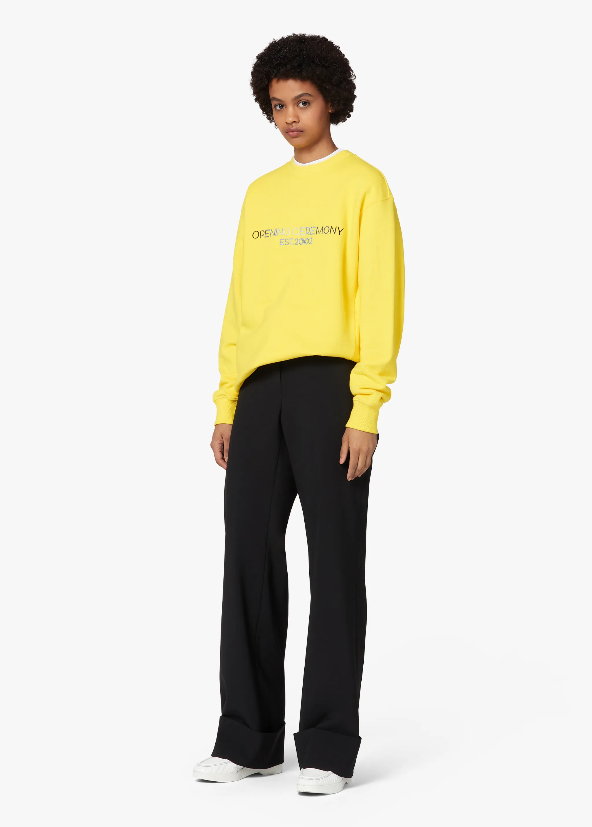 EMBROIDERED LOGO SWEATSHIRT