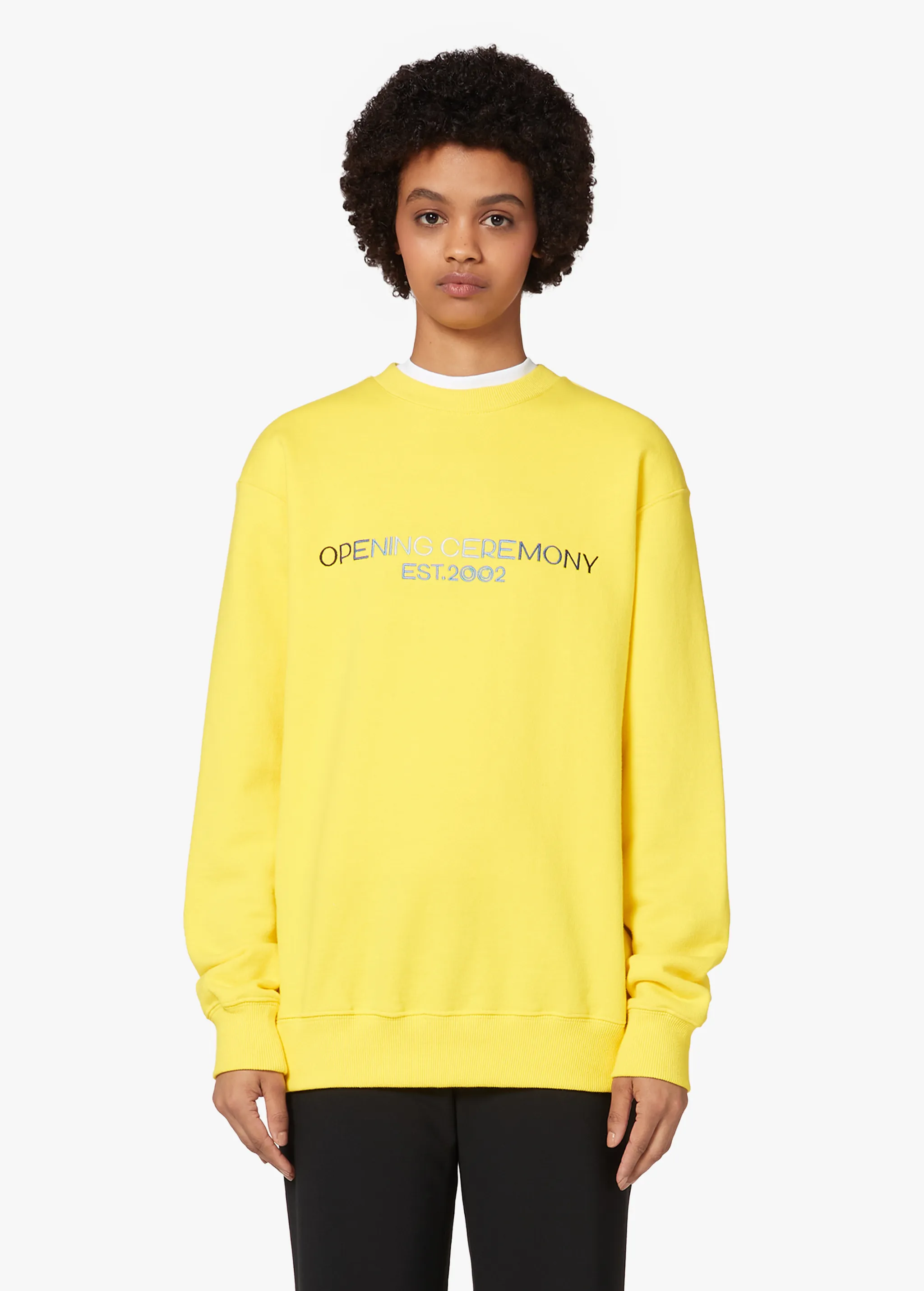 EMBROIDERED LOGO SWEATSHIRT