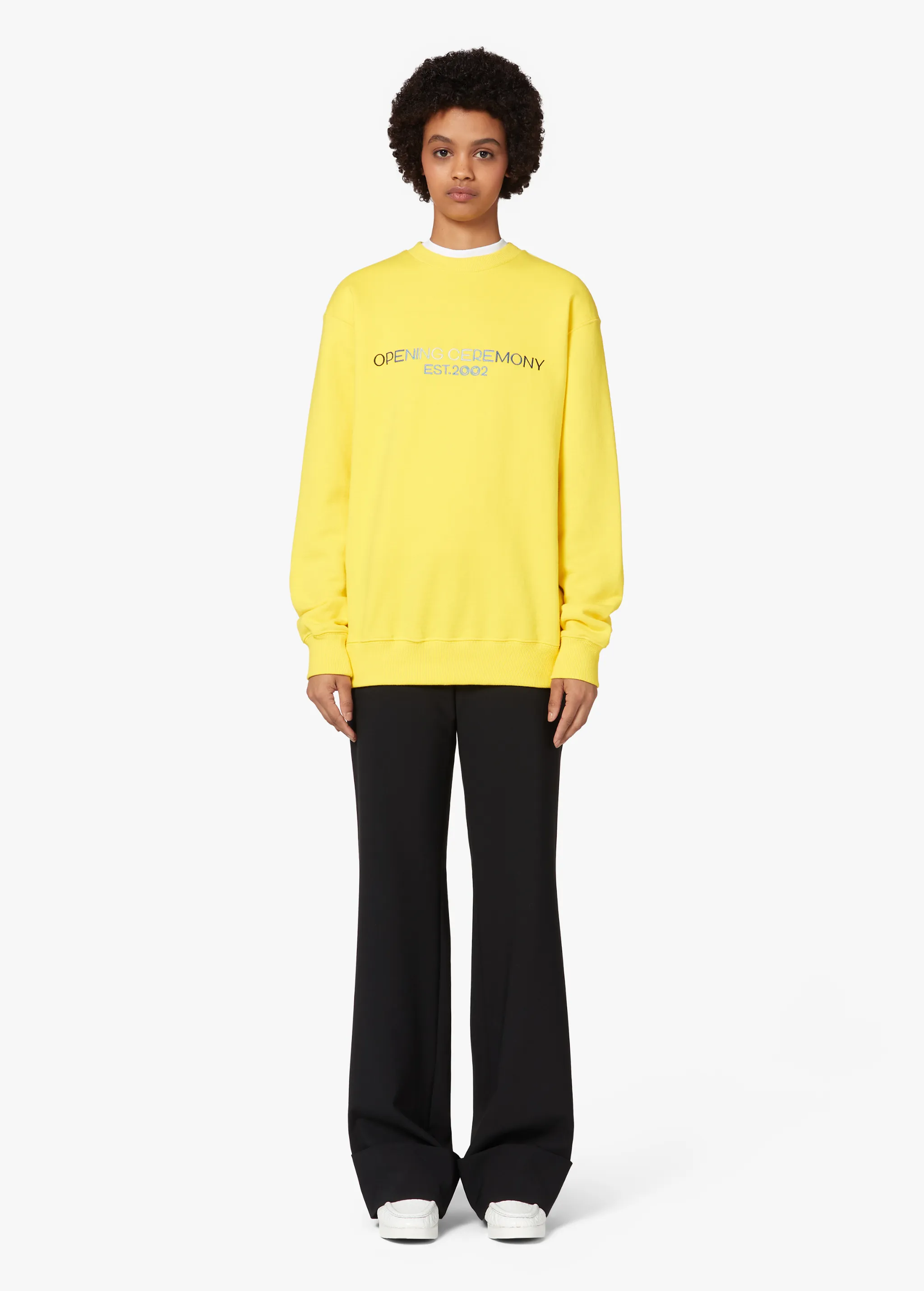 EMBROIDERED LOGO SWEATSHIRT