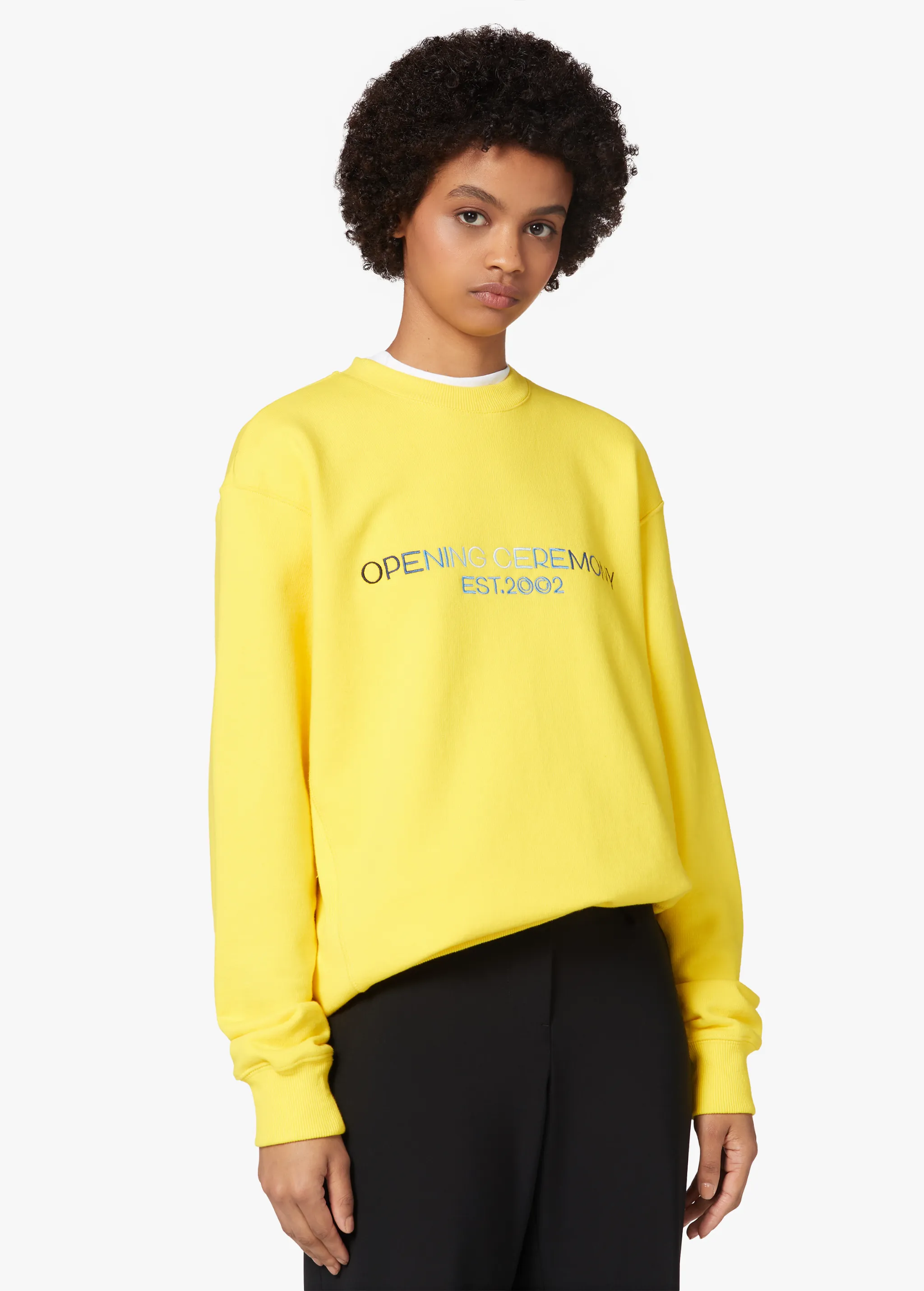 EMBROIDERED LOGO SWEATSHIRT