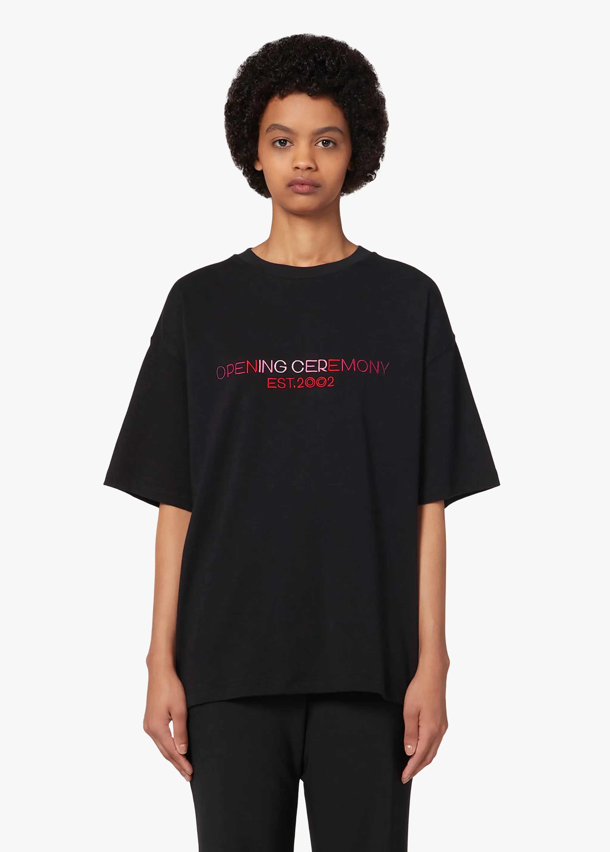 EMBROIDERED LOGO T-SHIRT