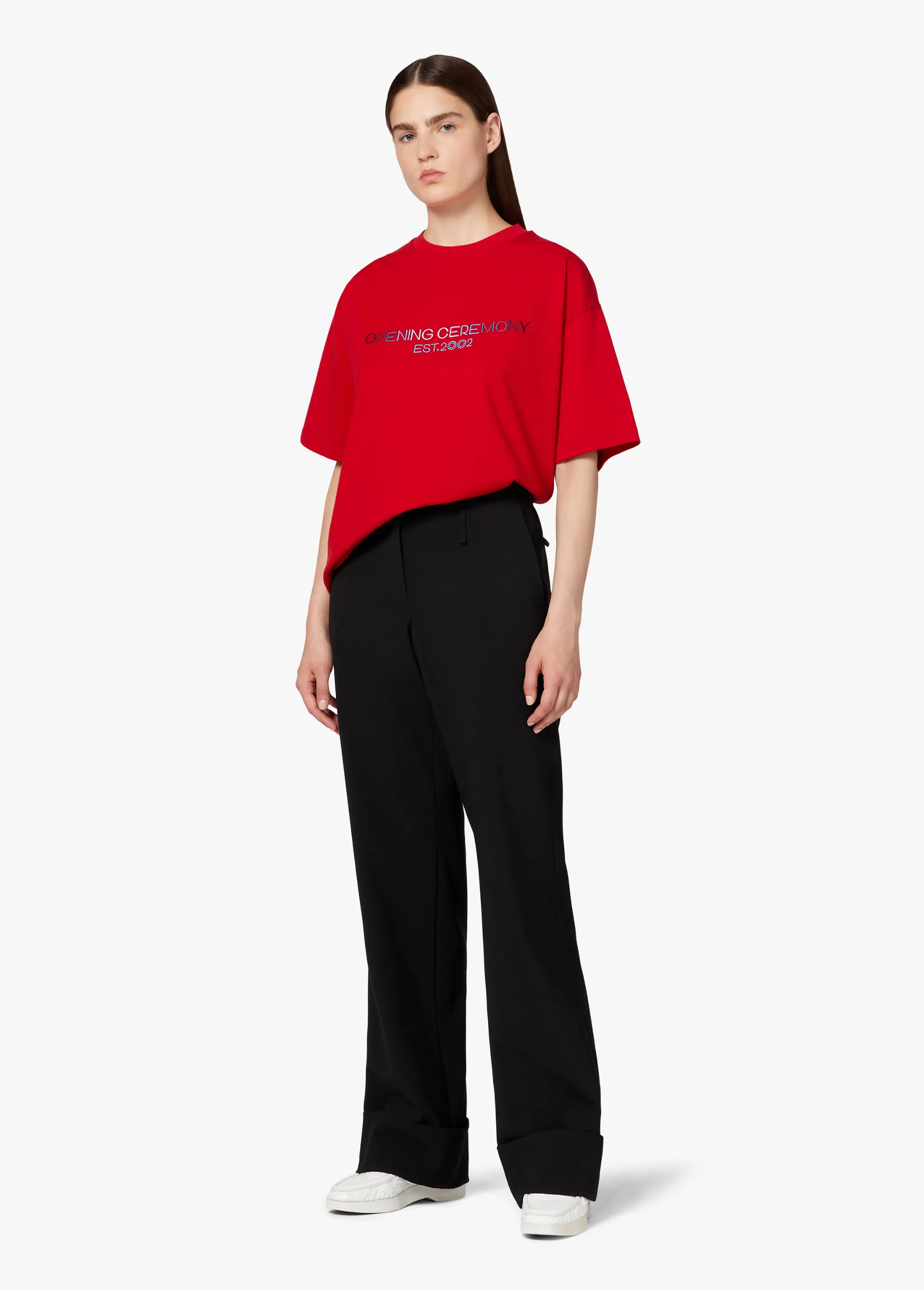 EMBROIDERED LOGO T-SHIRT
