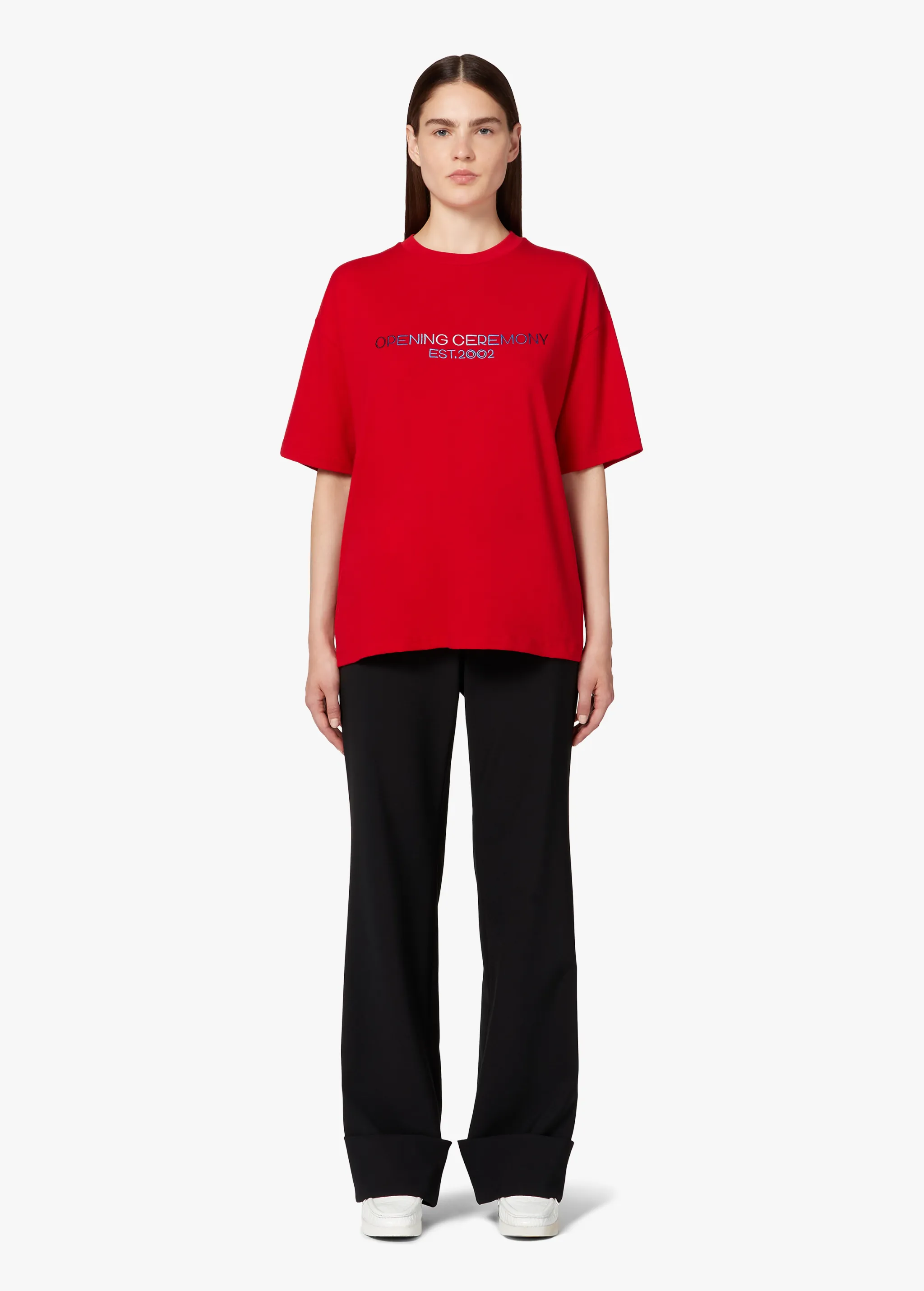 EMBROIDERED LOGO T-SHIRT