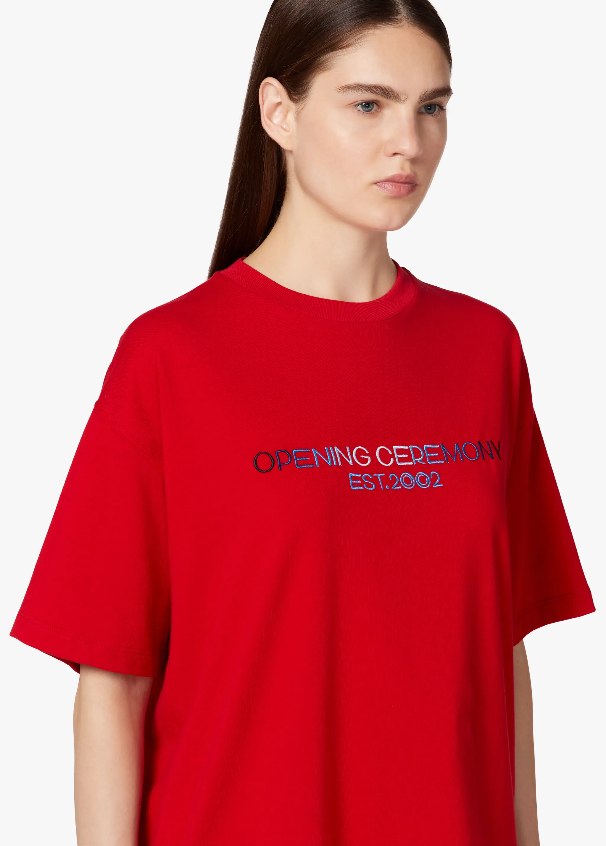 EMBROIDERED LOGO T-SHIRT
