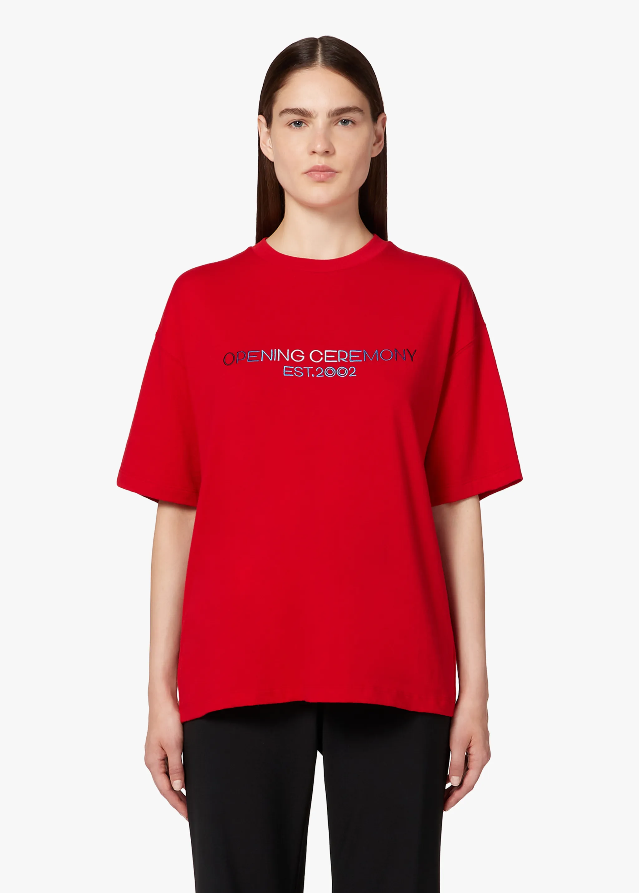 EMBROIDERED LOGO T-SHIRT