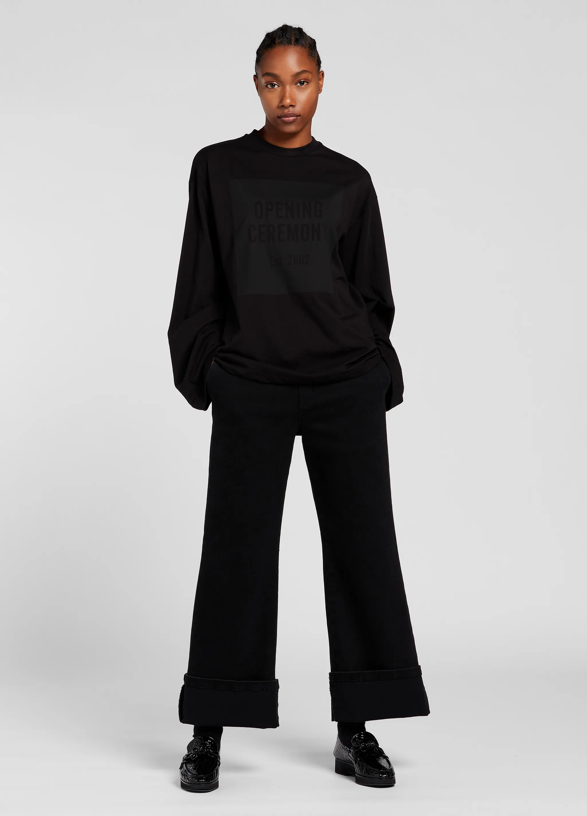 FLARE DENIM PANTS