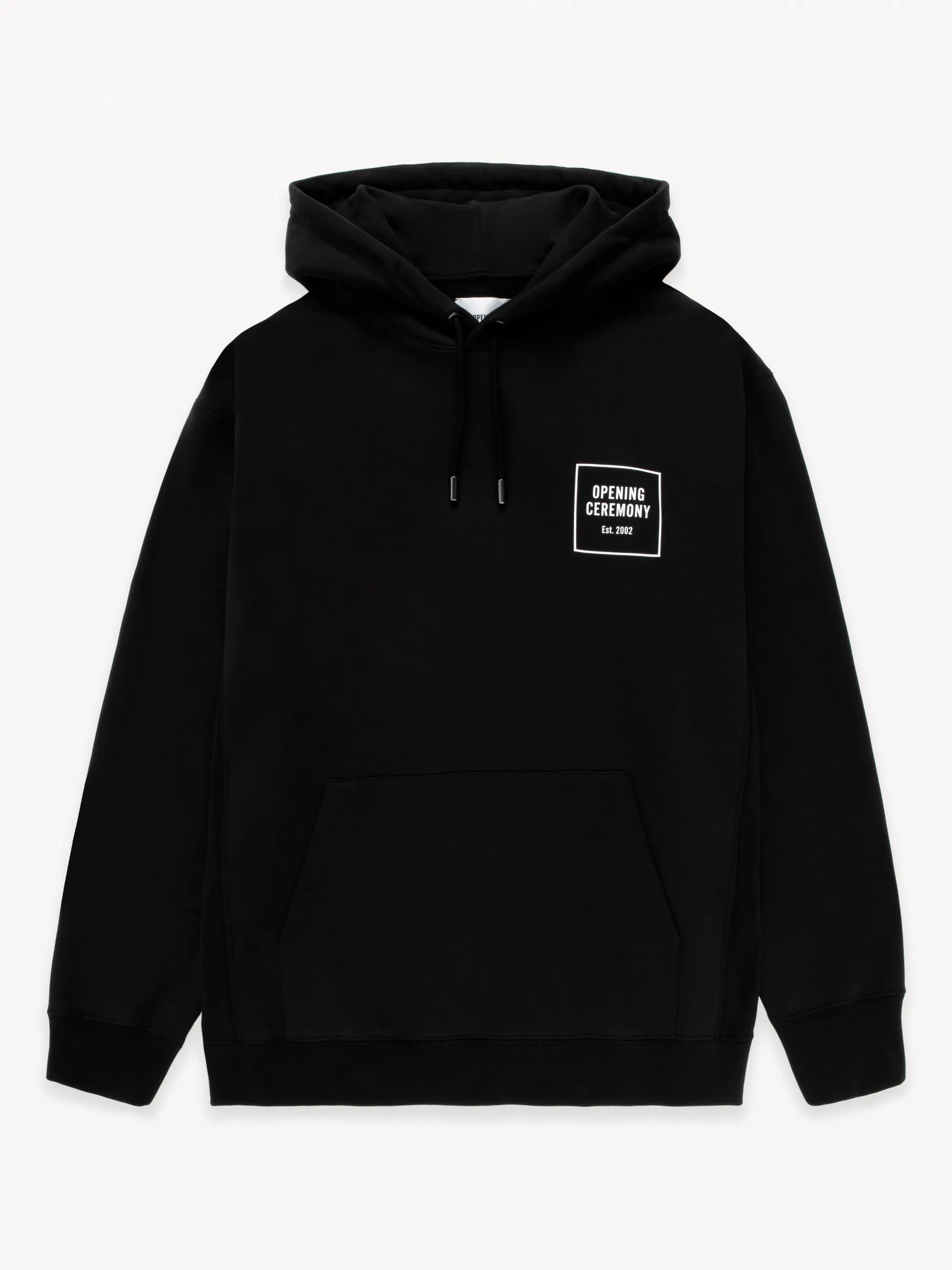 graphic-print cotton hoodie