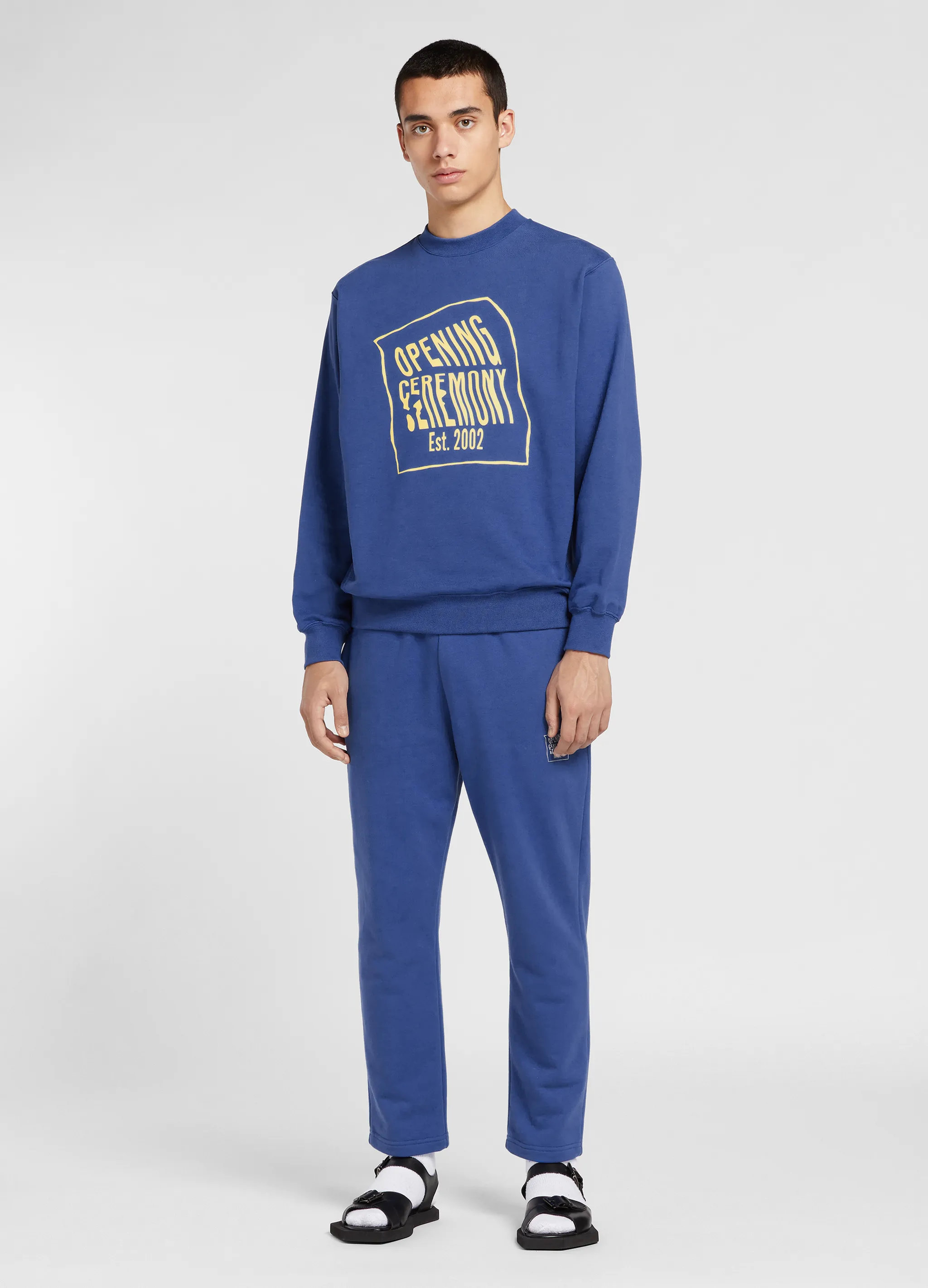 graphic-print cotton sweatshirt