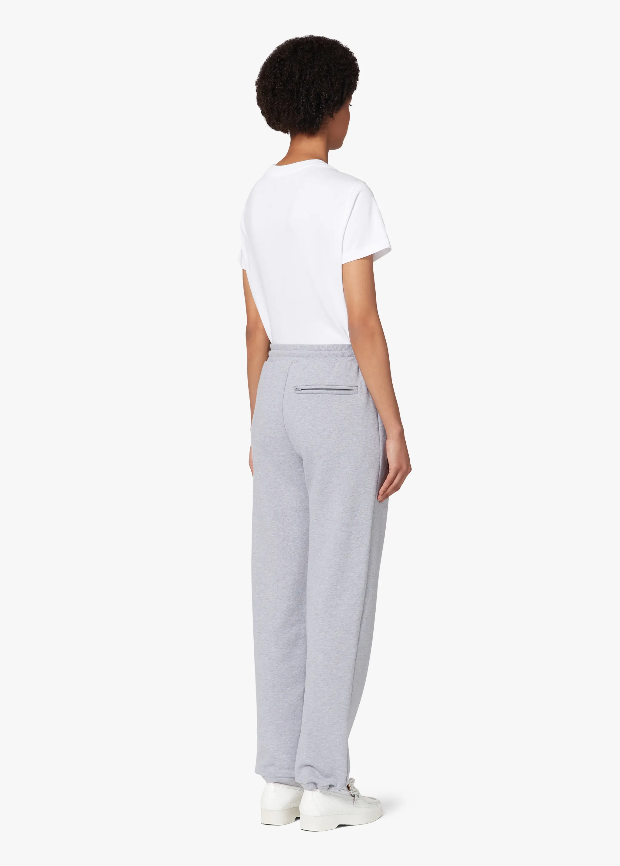 GREY LOGO SWEATPANTS