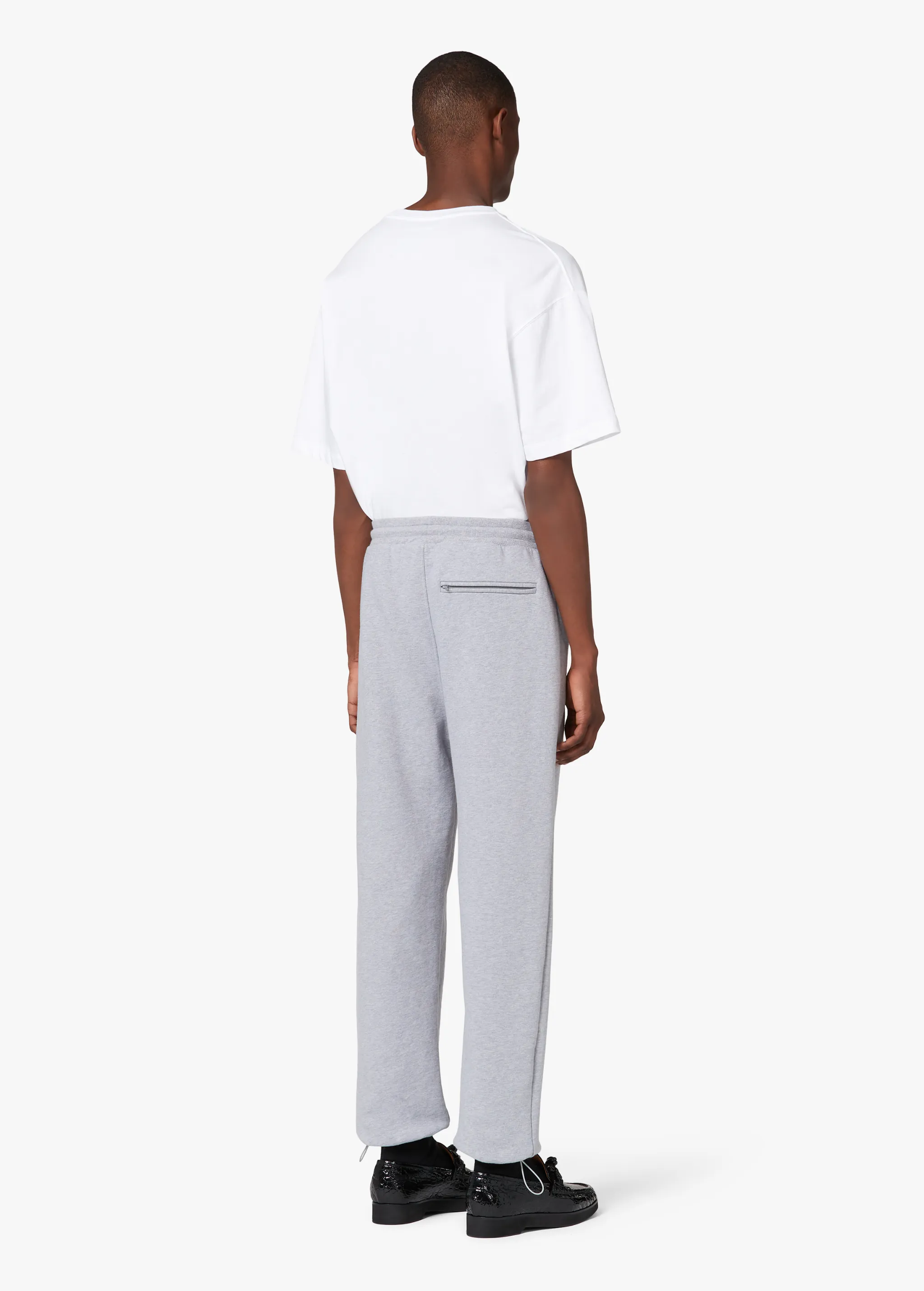 GREY LOGO SWEATPANTS