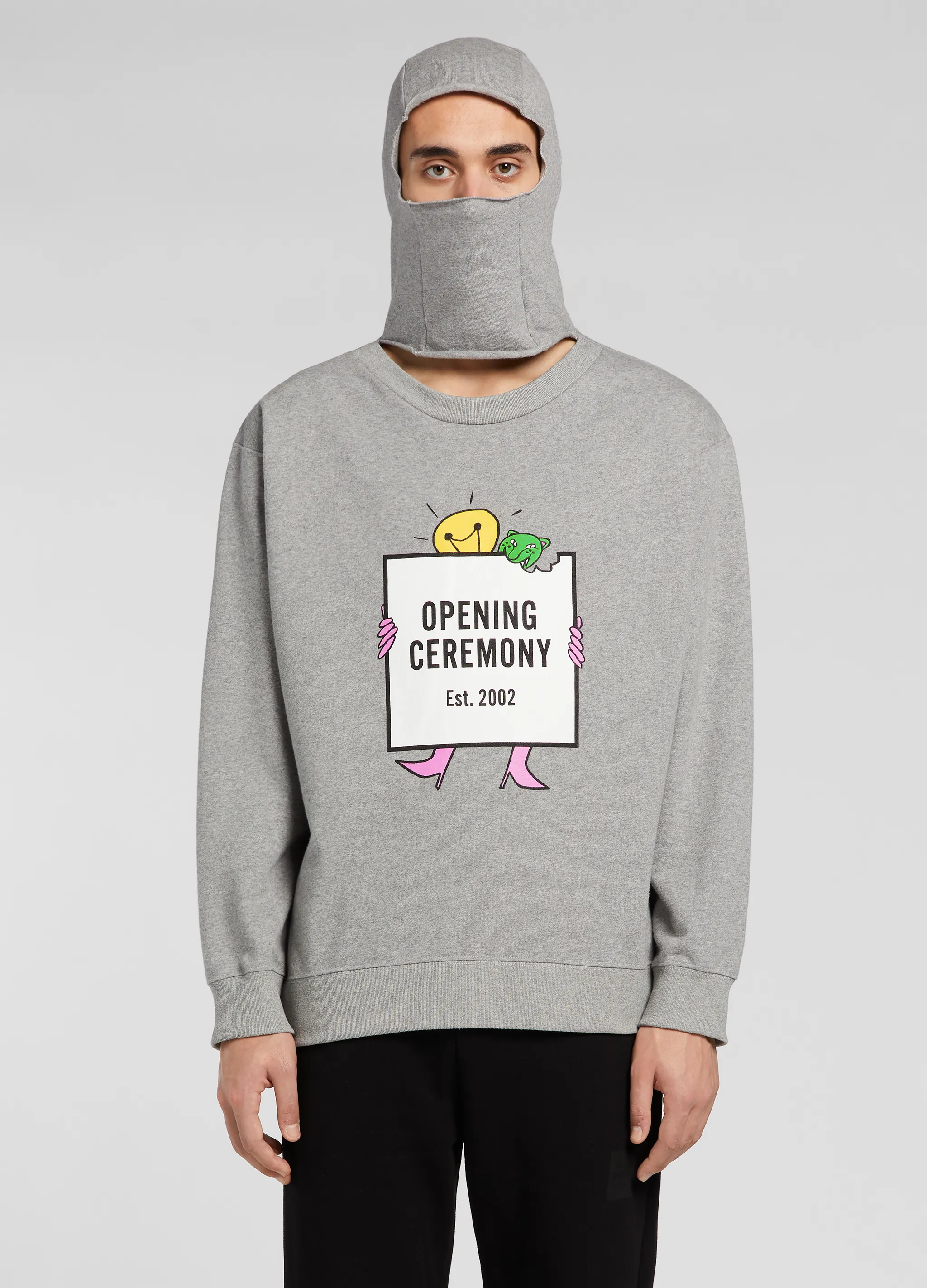 LIGHT BULB PRINT HOODIE