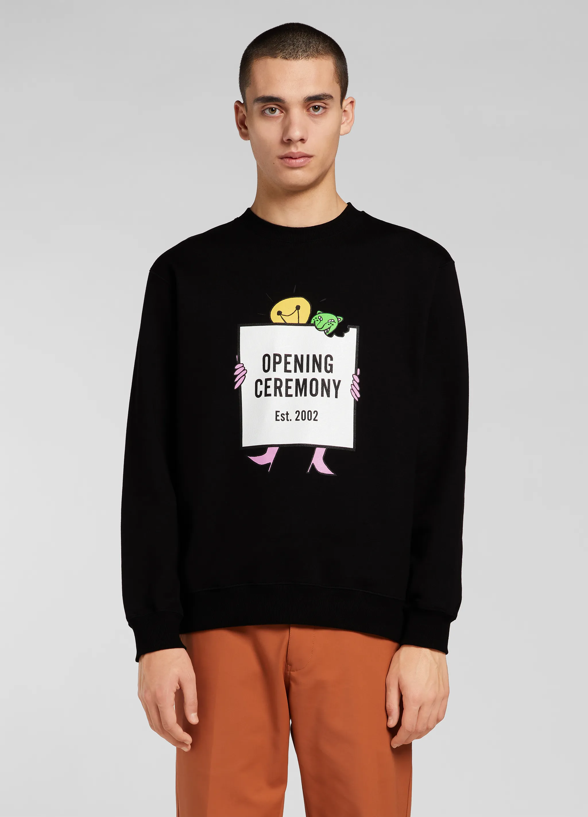 LIGHT BULB PRINT HOODIE