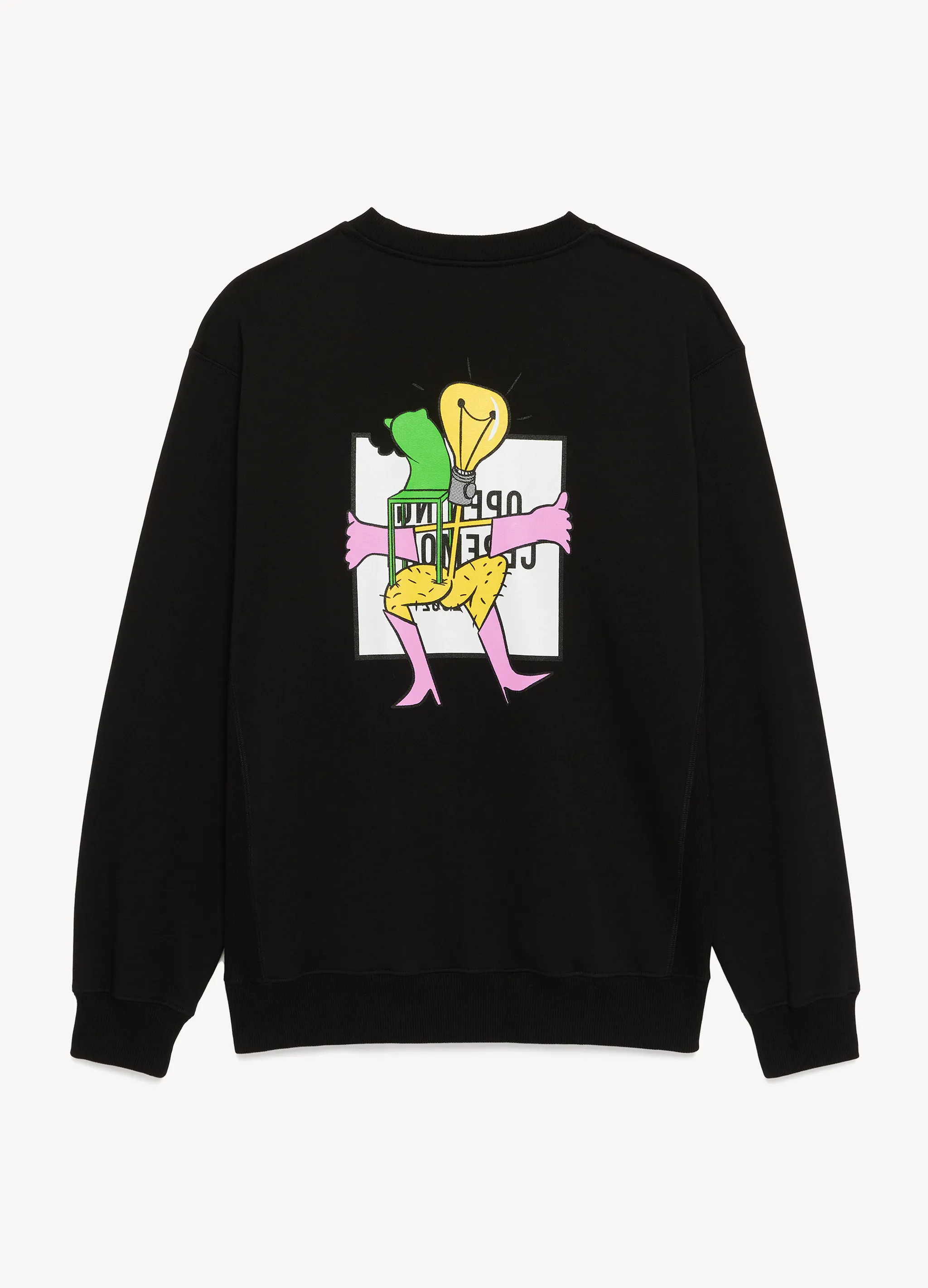 LIGHT BULB PRINT HOODIE