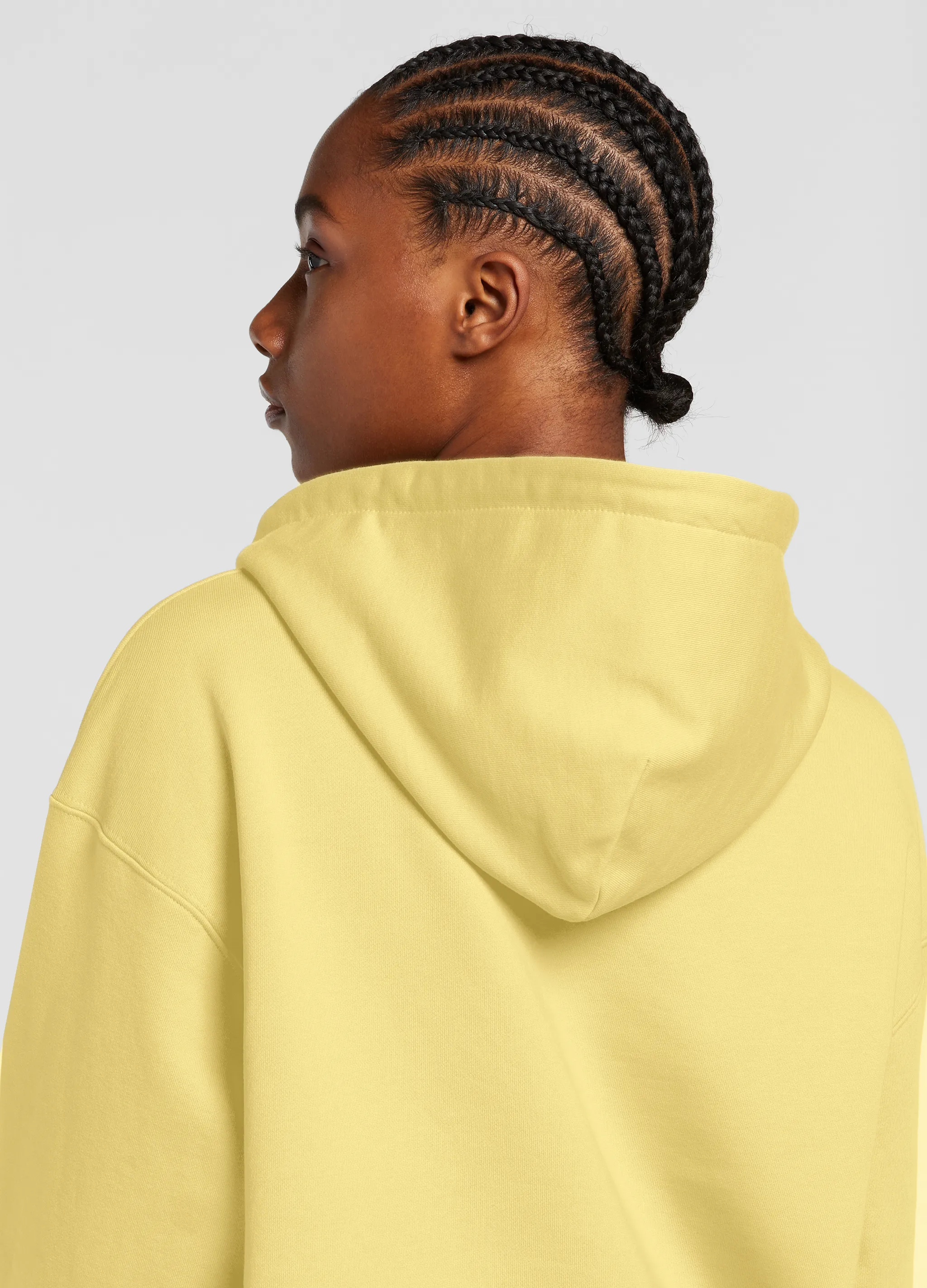 logo-print cotton hoodie