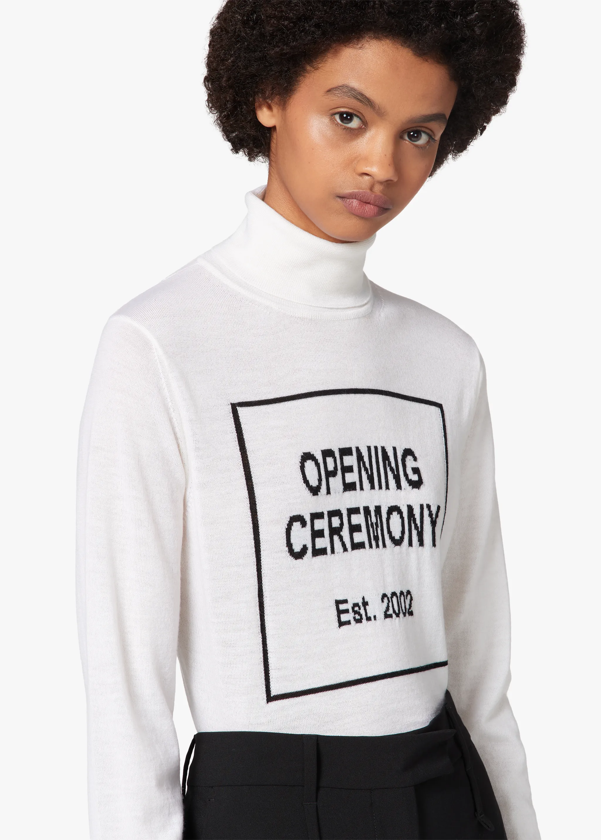 LOGO TURTLENECK SWEATER