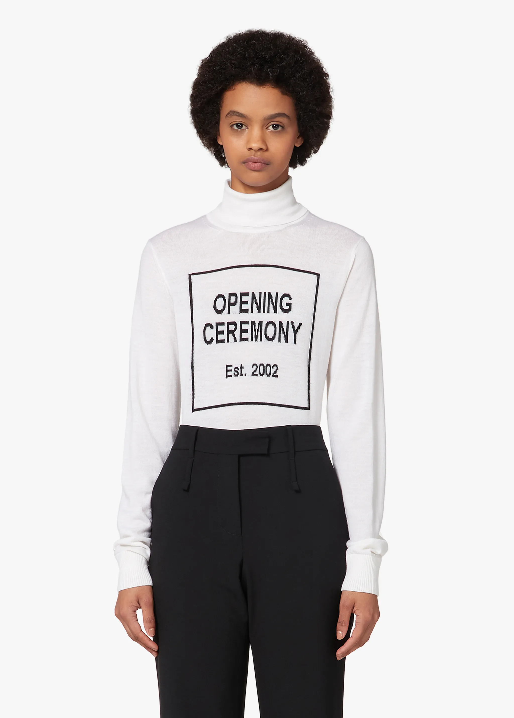 LOGO TURTLENECK SWEATER