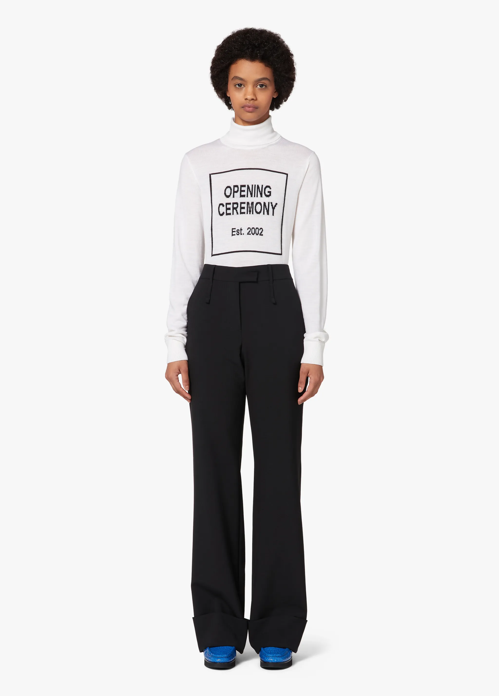 LOGO TURTLENECK SWEATER