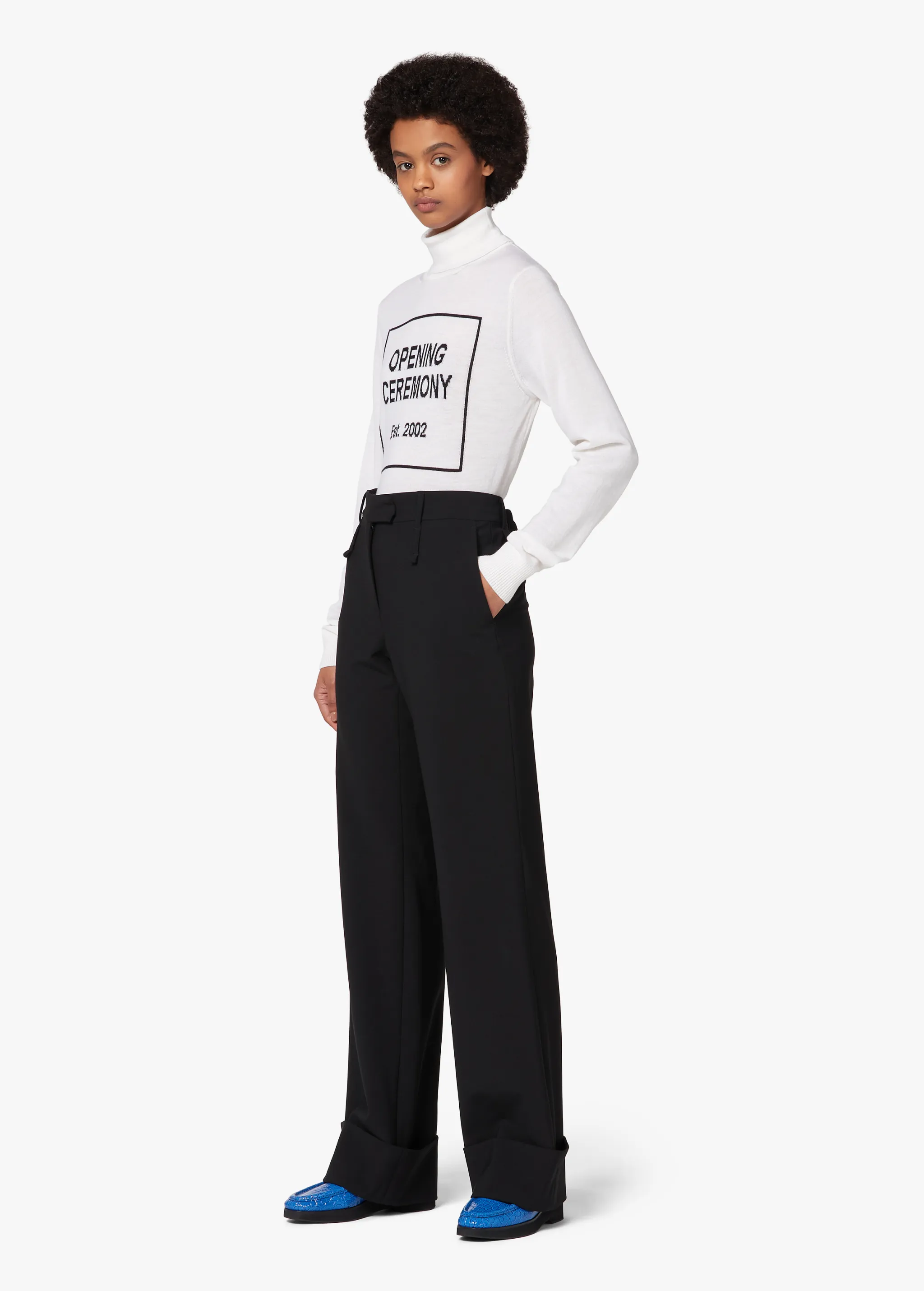 LOGO TURTLENECK SWEATER