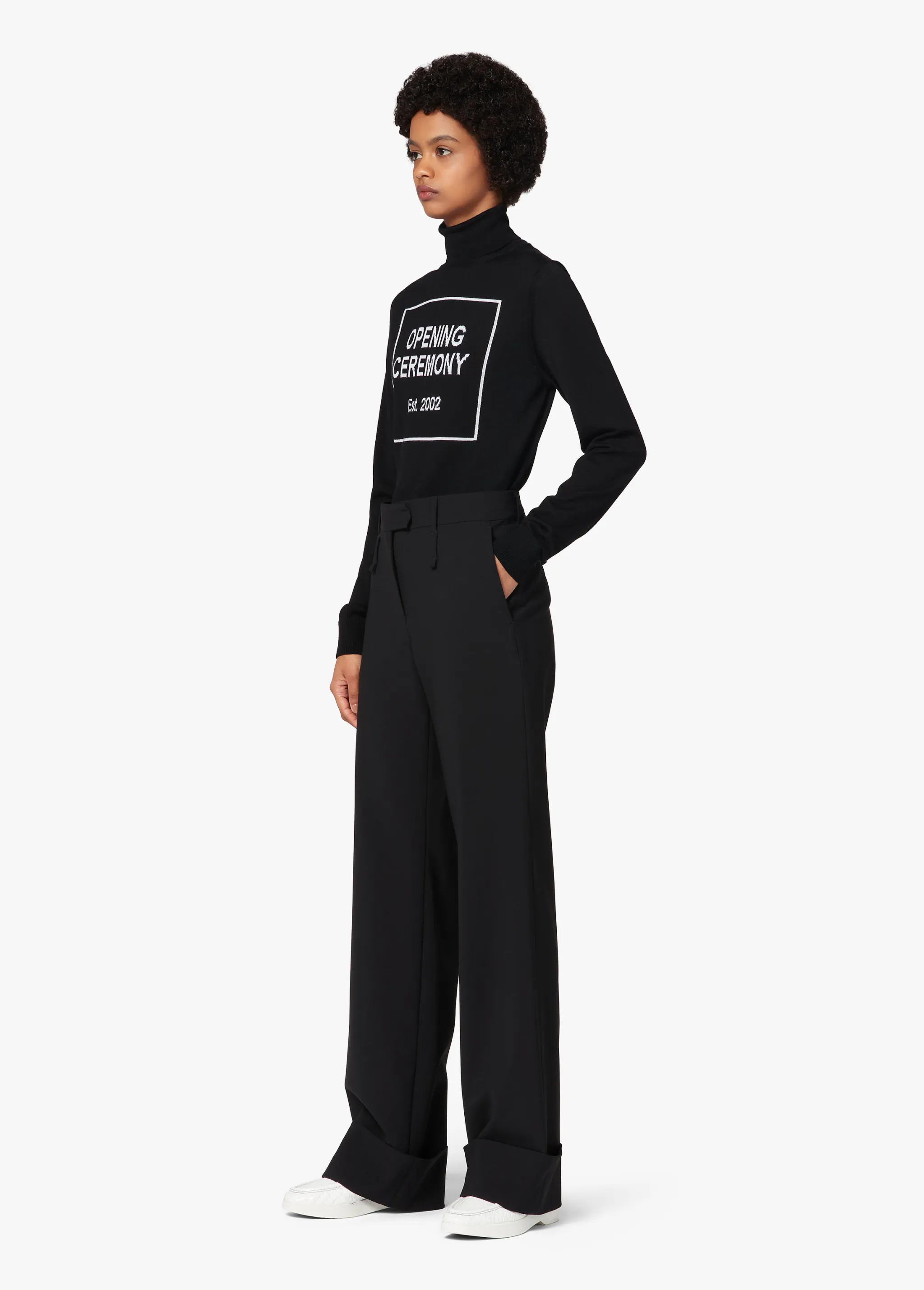 LOGO TURTLENECK SWEATER
