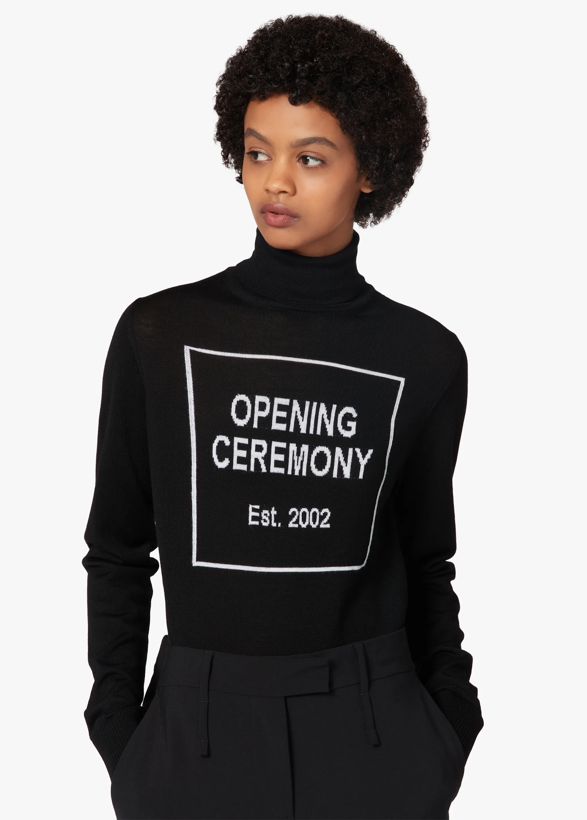 LOGO TURTLENECK SWEATER