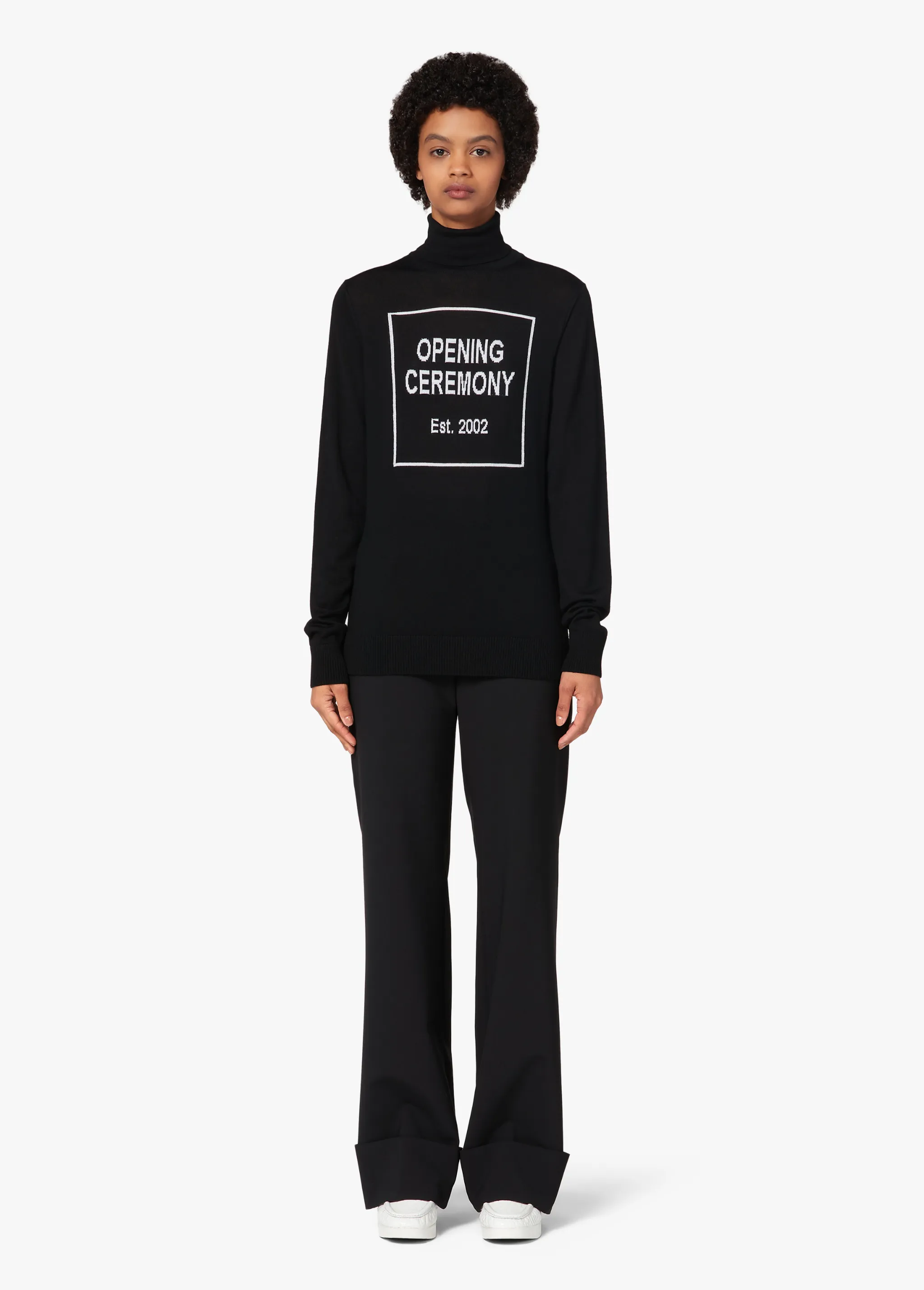 LOGO TURTLENECK SWEATER
