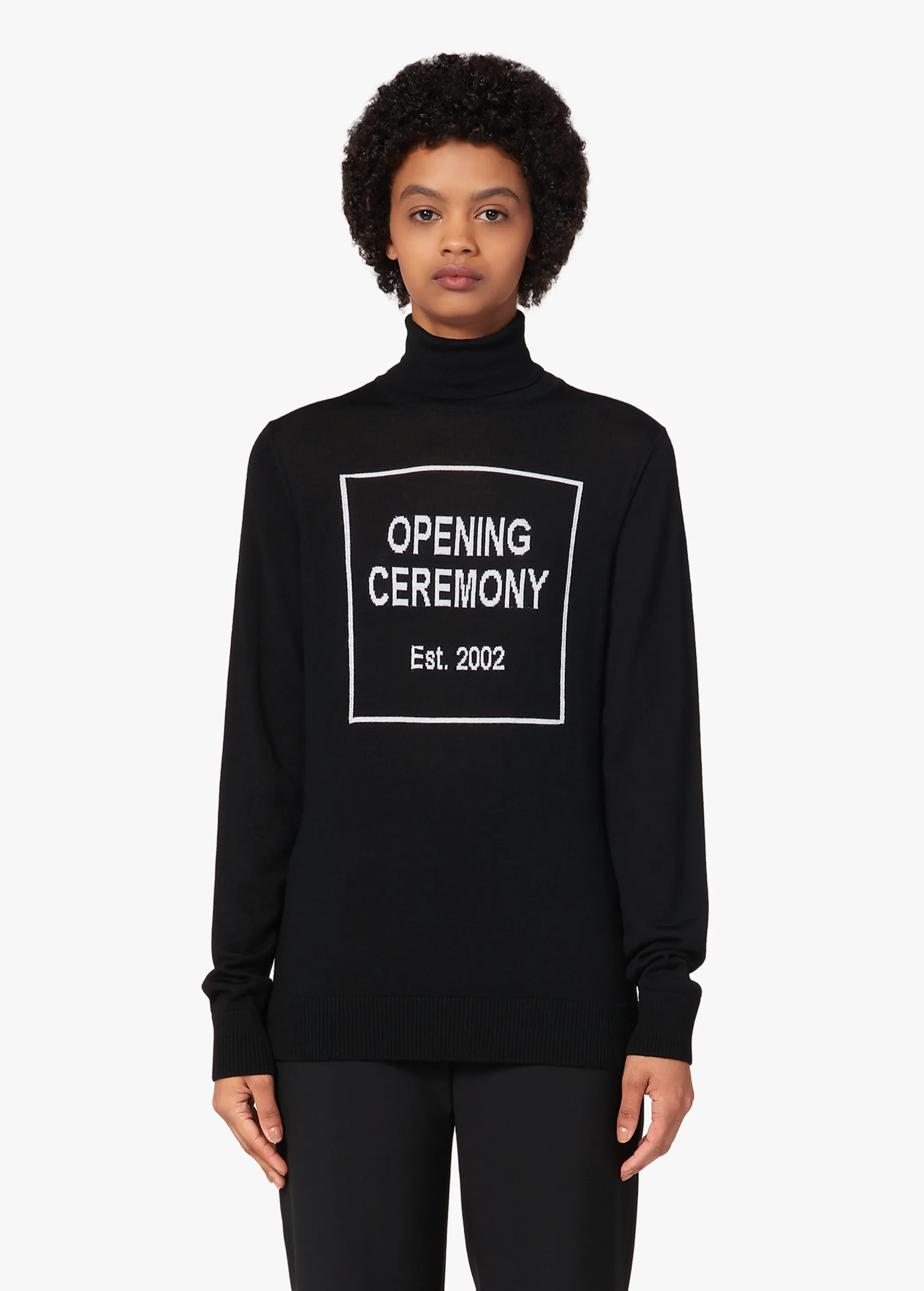 LOGO TURTLENECK SWEATER