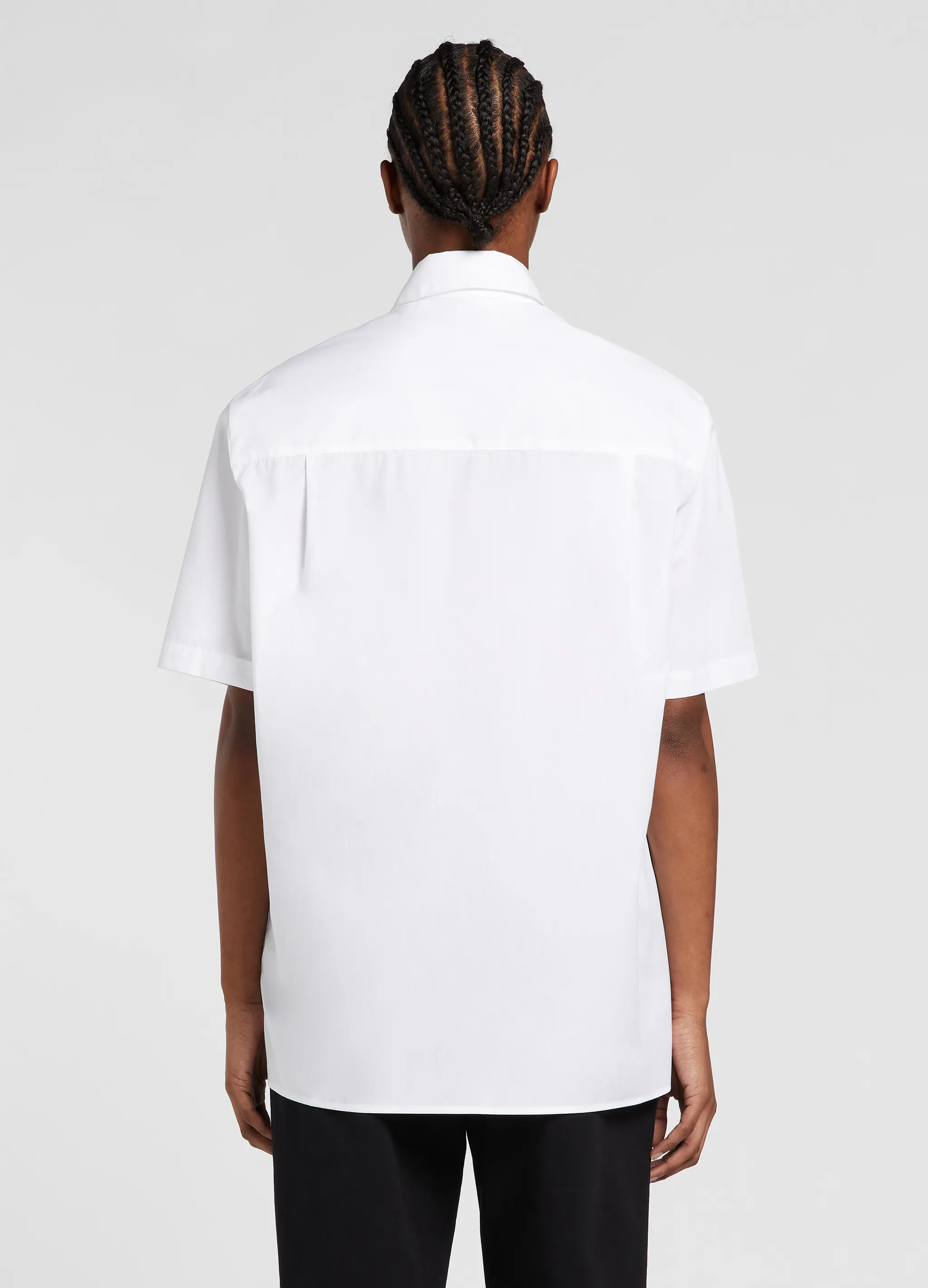 melted logo-print cotton T-shirt