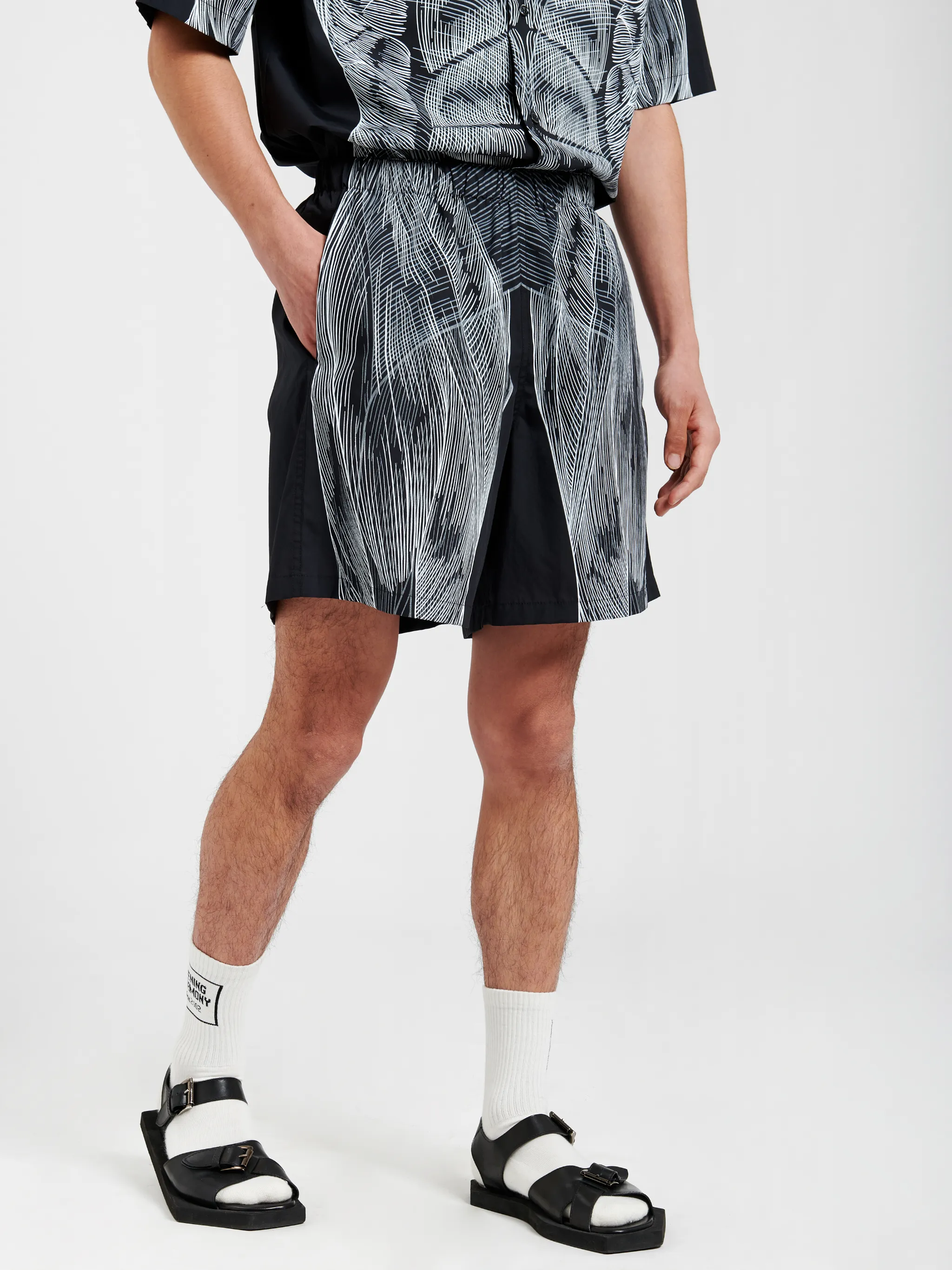 MUSCLE PRINT SHORTS