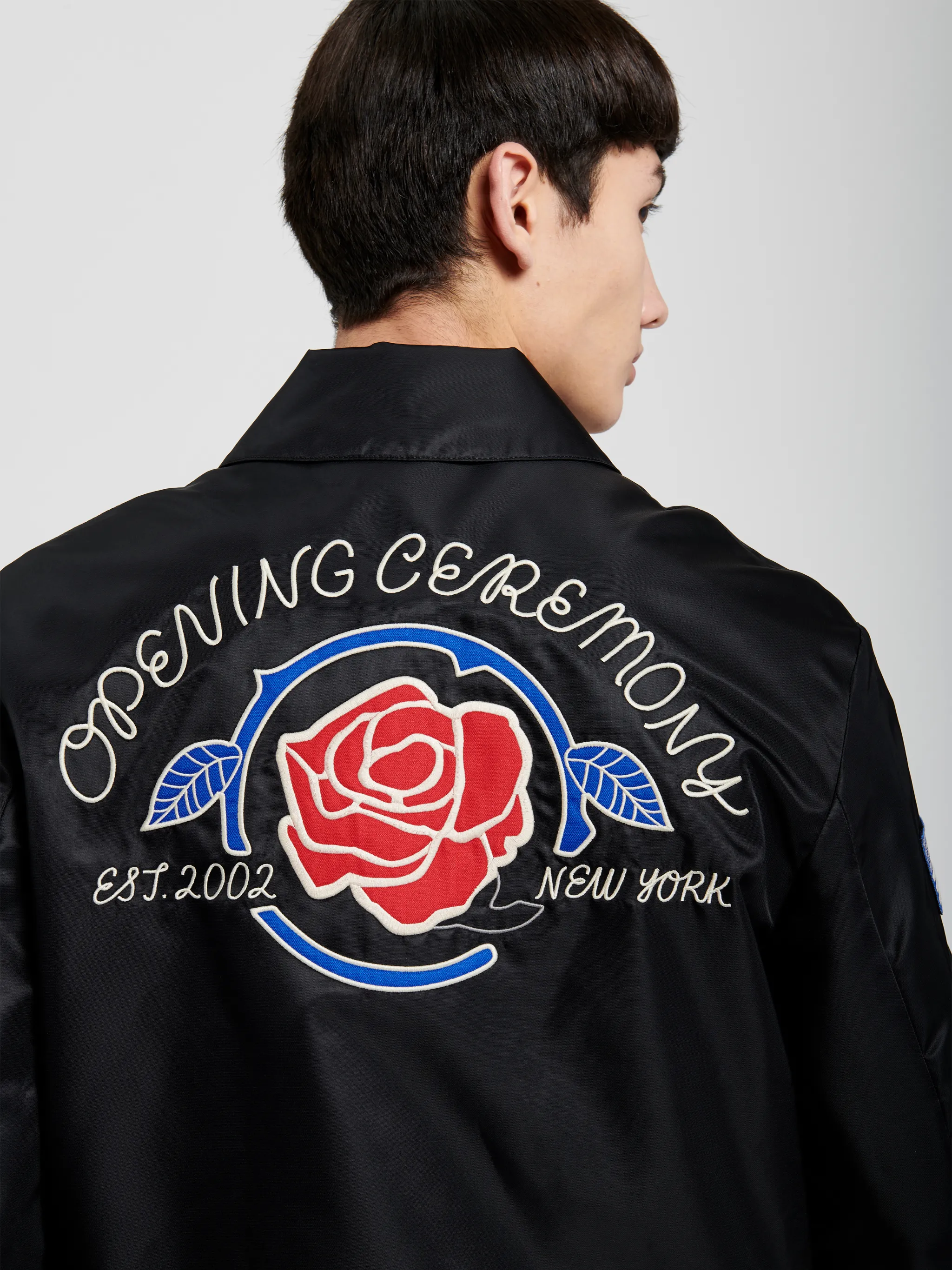 OC EMBROIDERED VARSITY JACKET