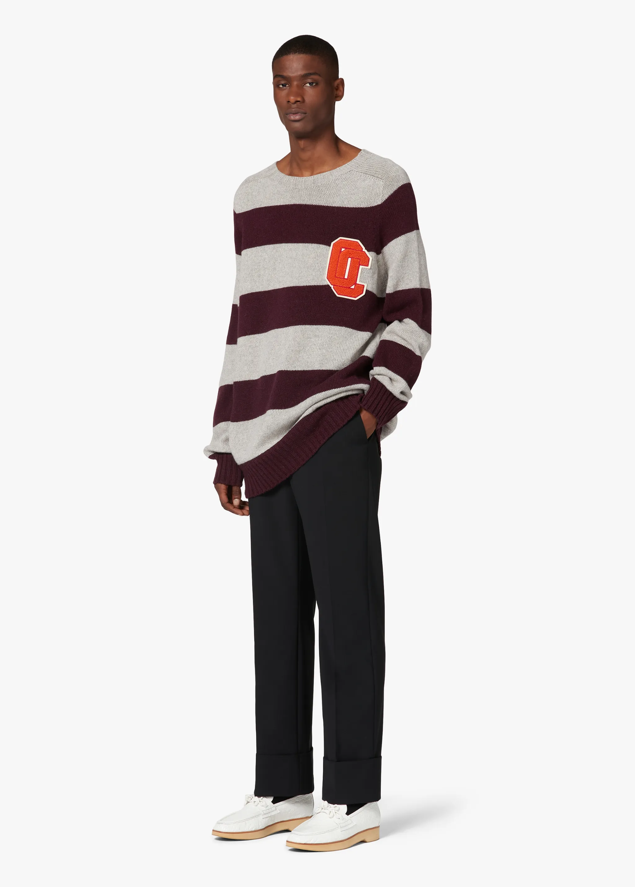 OC STRIPED SWEATER