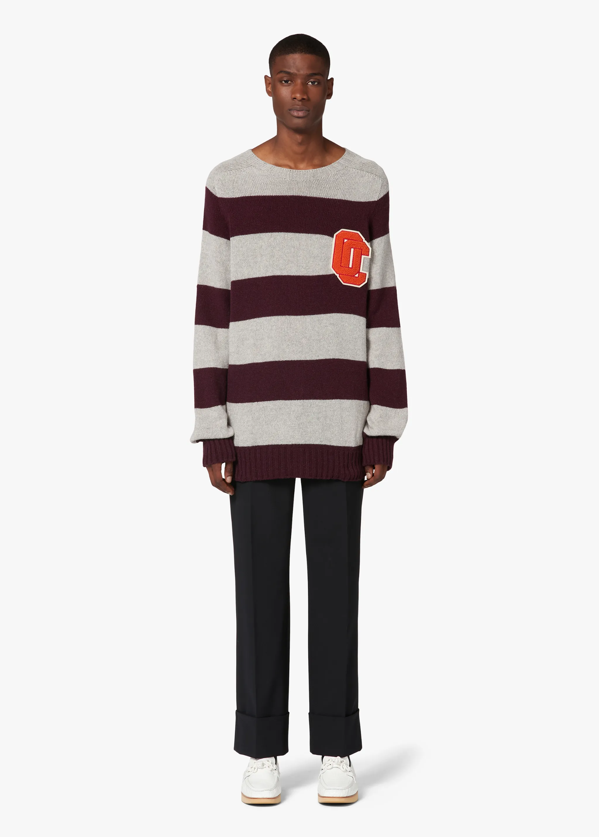 OC STRIPED SWEATER
