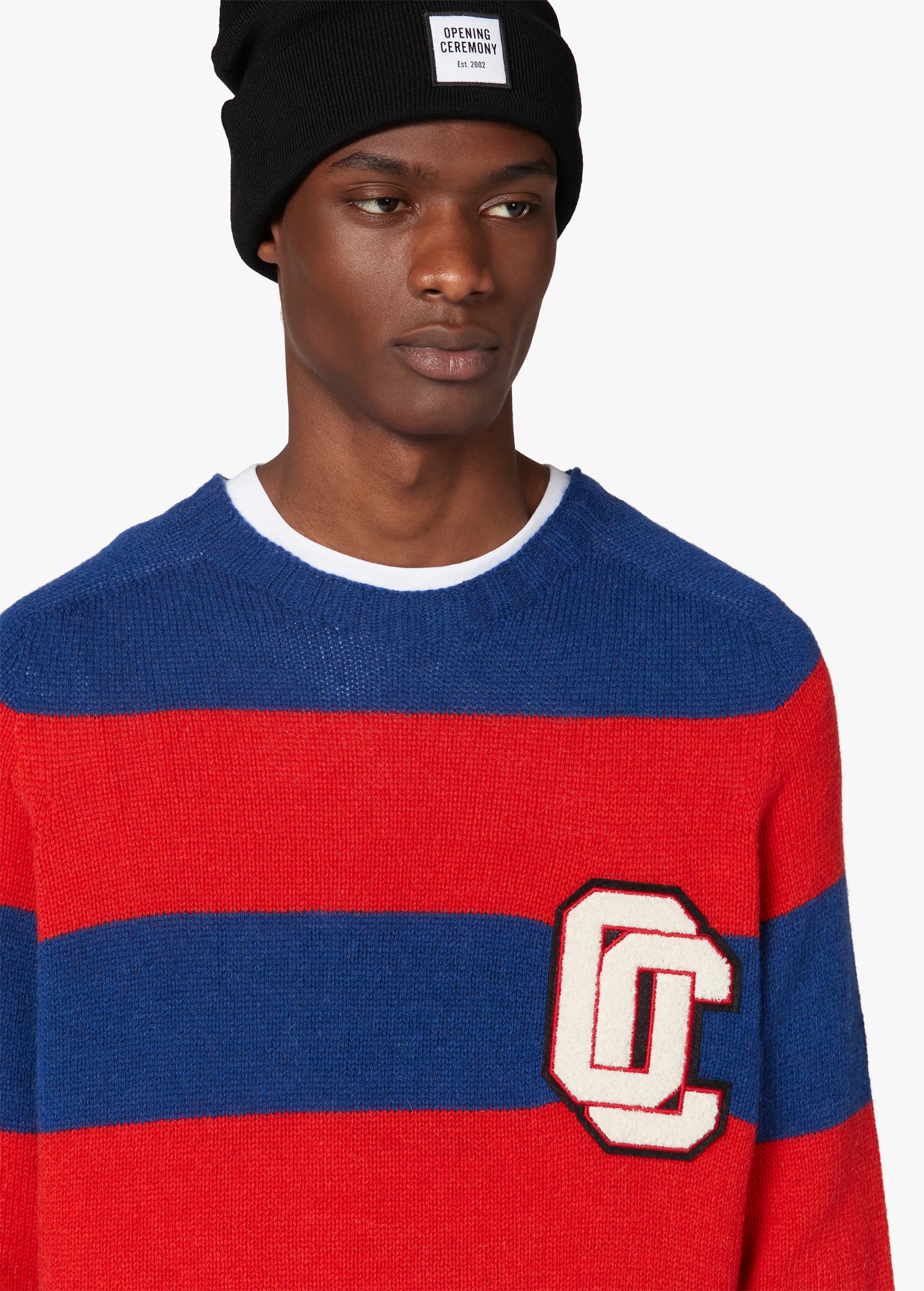 OC STRIPED SWEATER