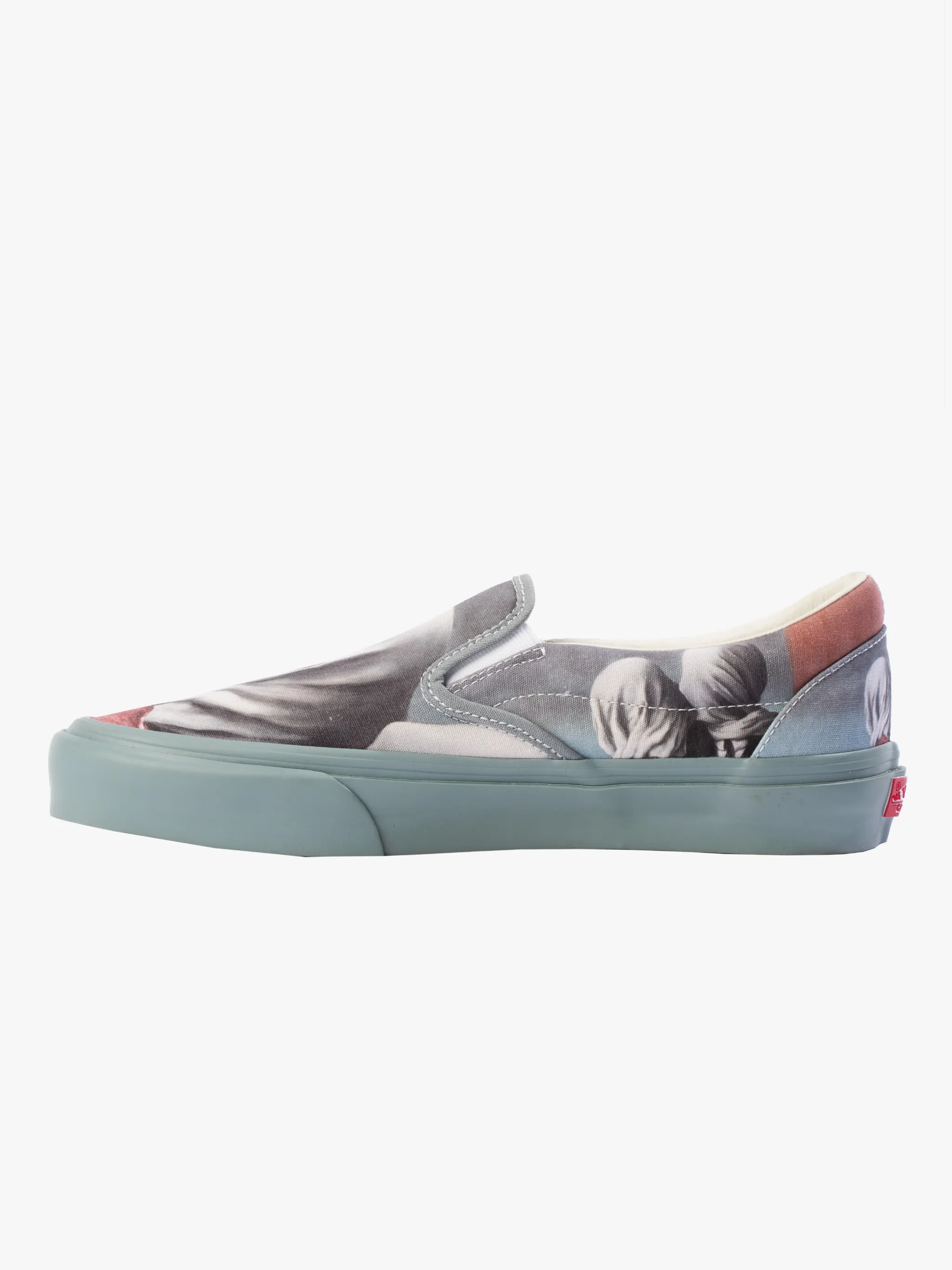 turquoise slip on vans