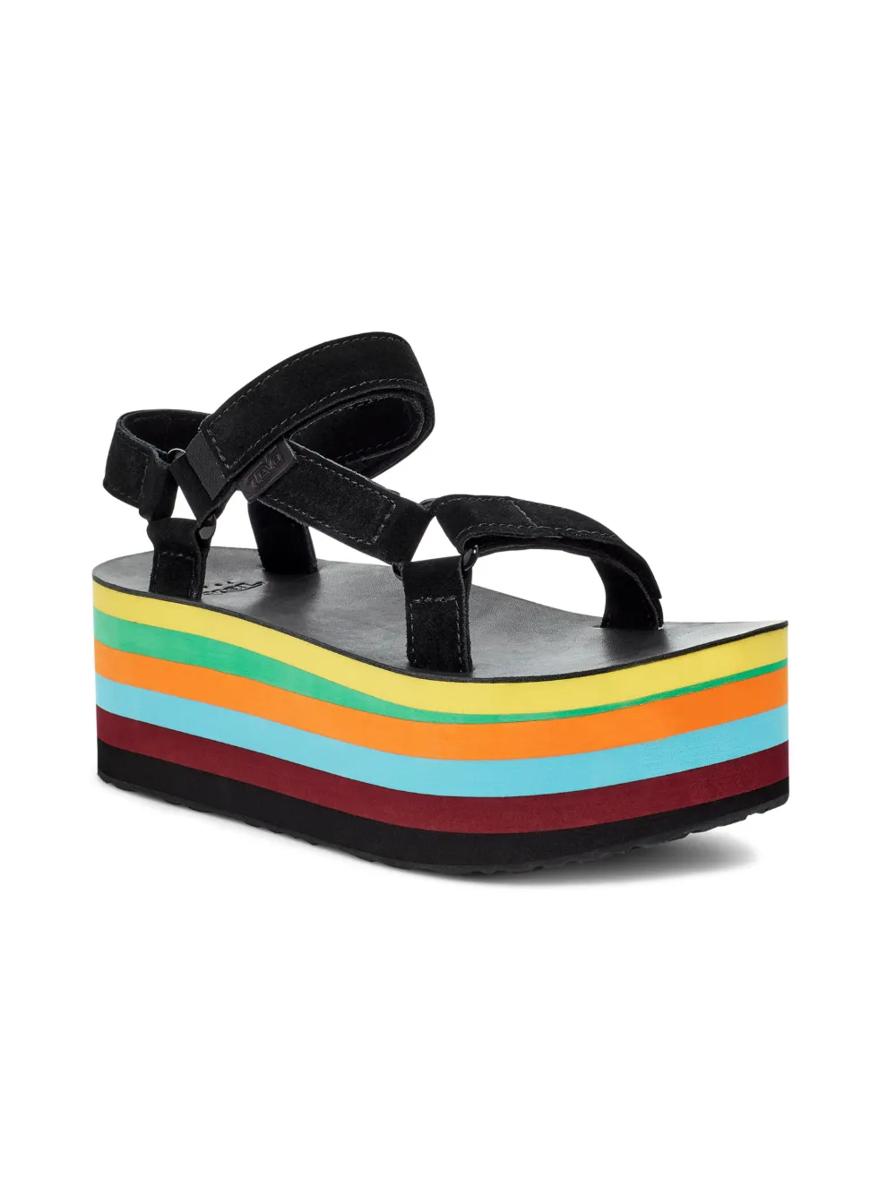 teva high platform sandals